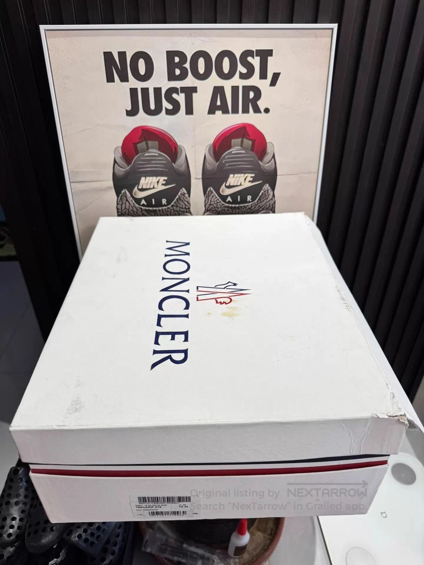Moncler Black Low-Top Sneakers Size 11. Size US 11 / EU 44 - 9 Thumbnail