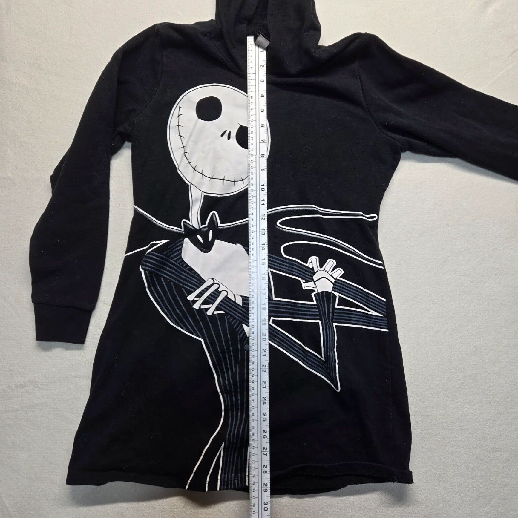 Port & Company Disney Nightmare Before Christmas Jack Skellington Hoodie Black Adult Large Size L / US 10 / IT 46 - 6 Thumbnail