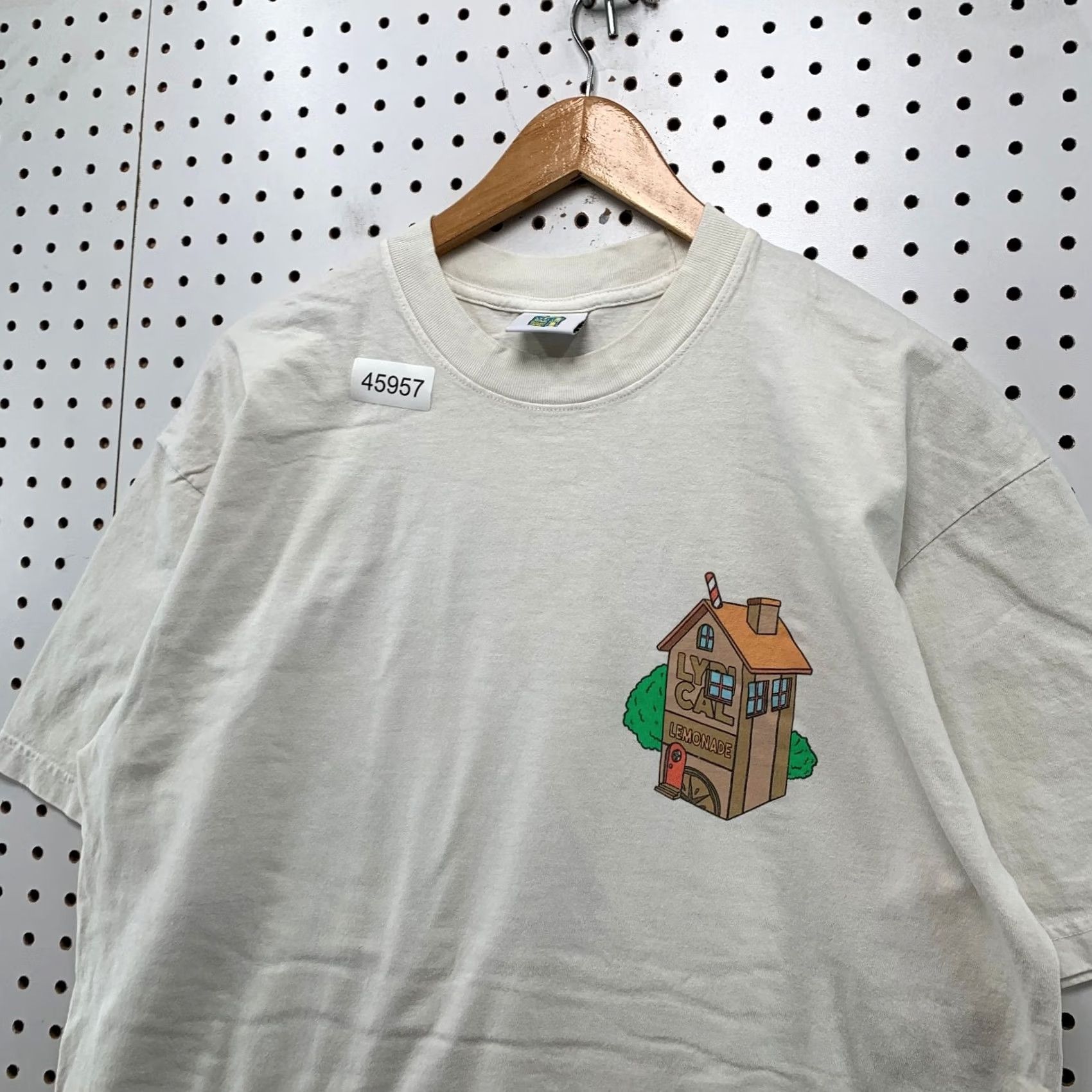 Vintage Lyrical Lemonade T Shirt Mens Large White House Graphic Music Rap Hip Hop Usa Size US L / EU 52-54 / 3 - 7 Thumbnail