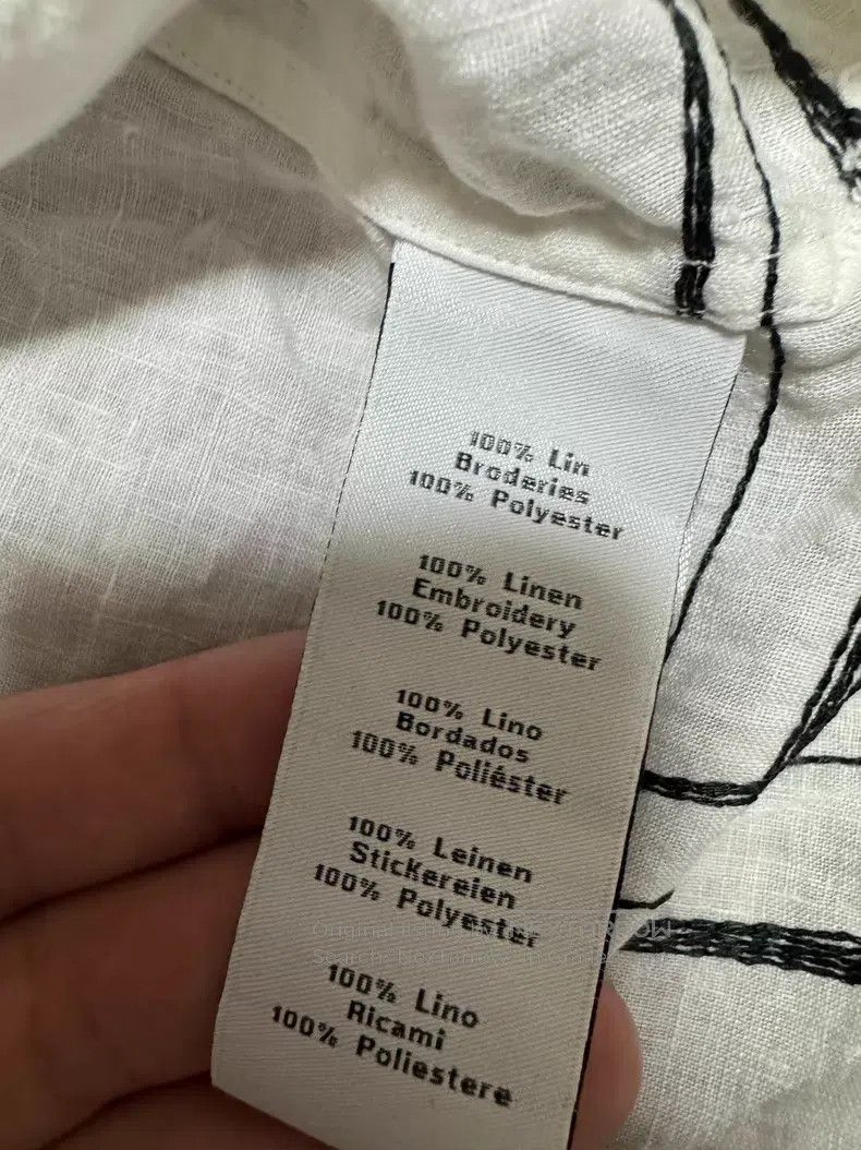 Hermes Hermes Linen Jacket Shirt, 100% Linen Size US XS / EU 42 / 0 - 8 Thumbnail