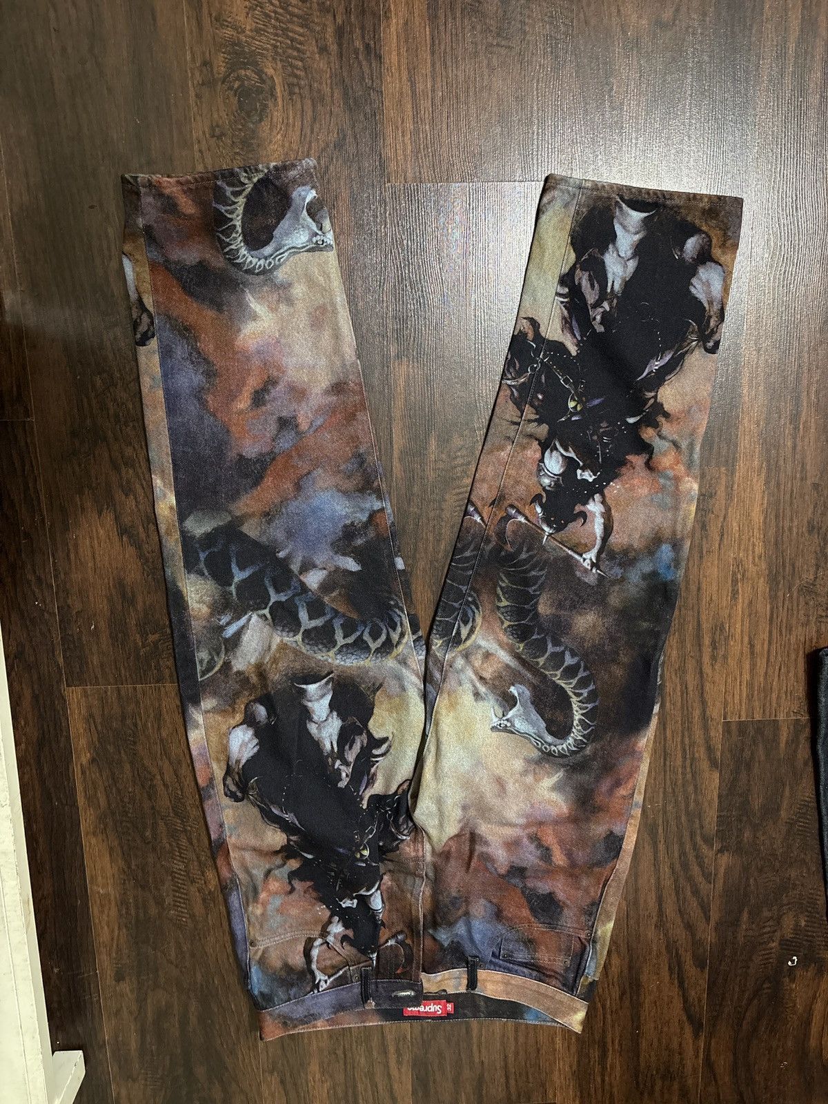 Supreme Supreme frank frazetta jeans Size US 32 / EU 48 - 2 Thumbnail