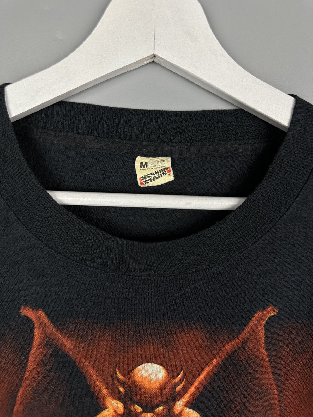 Vintage 80s Vintage Boris Vallejo Demon Devil Art Fantasy T Shirt Size US M / EU 48-50 / 2 - 5 Thumbnail