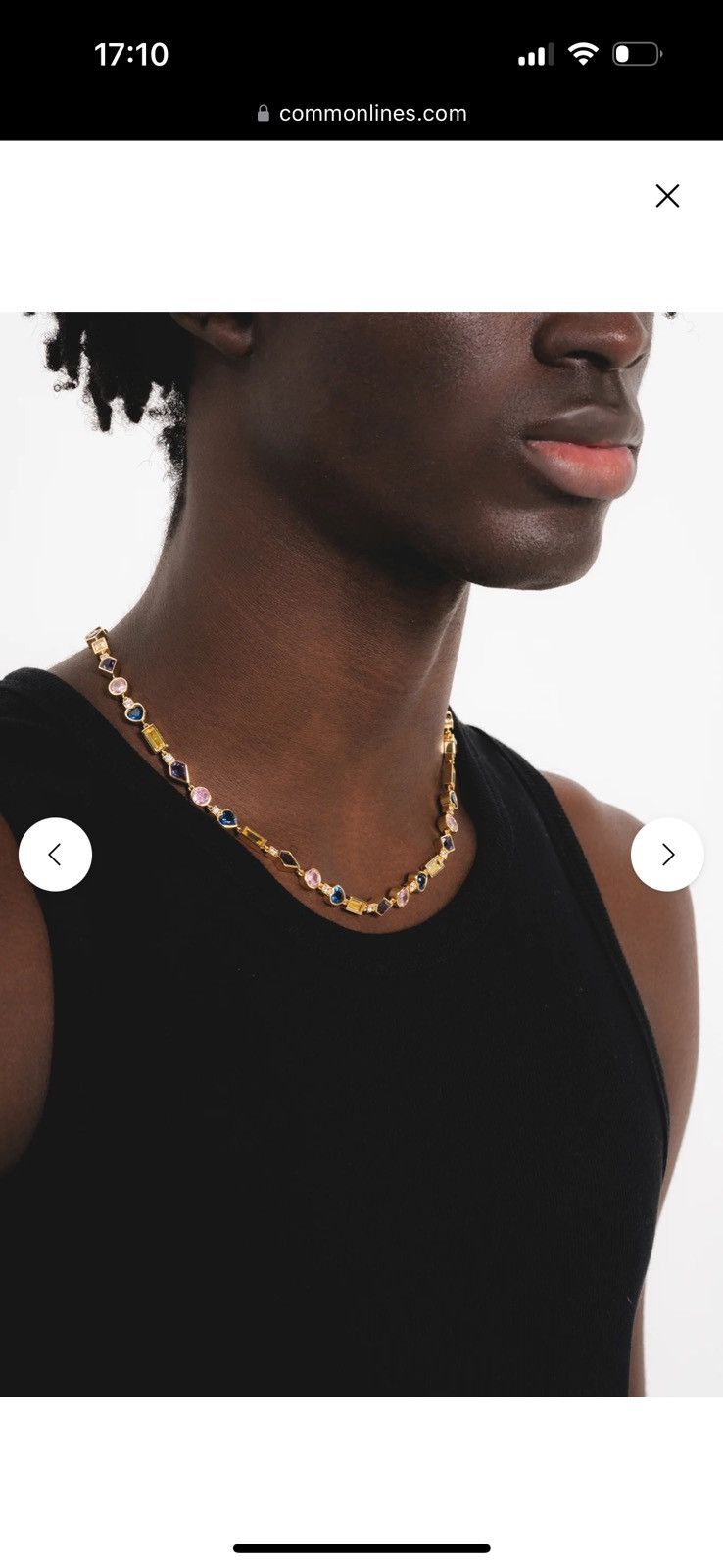 Other The Common Lines Uncut Gems Necklace Size ONE SIZE - 3 Thumbnail