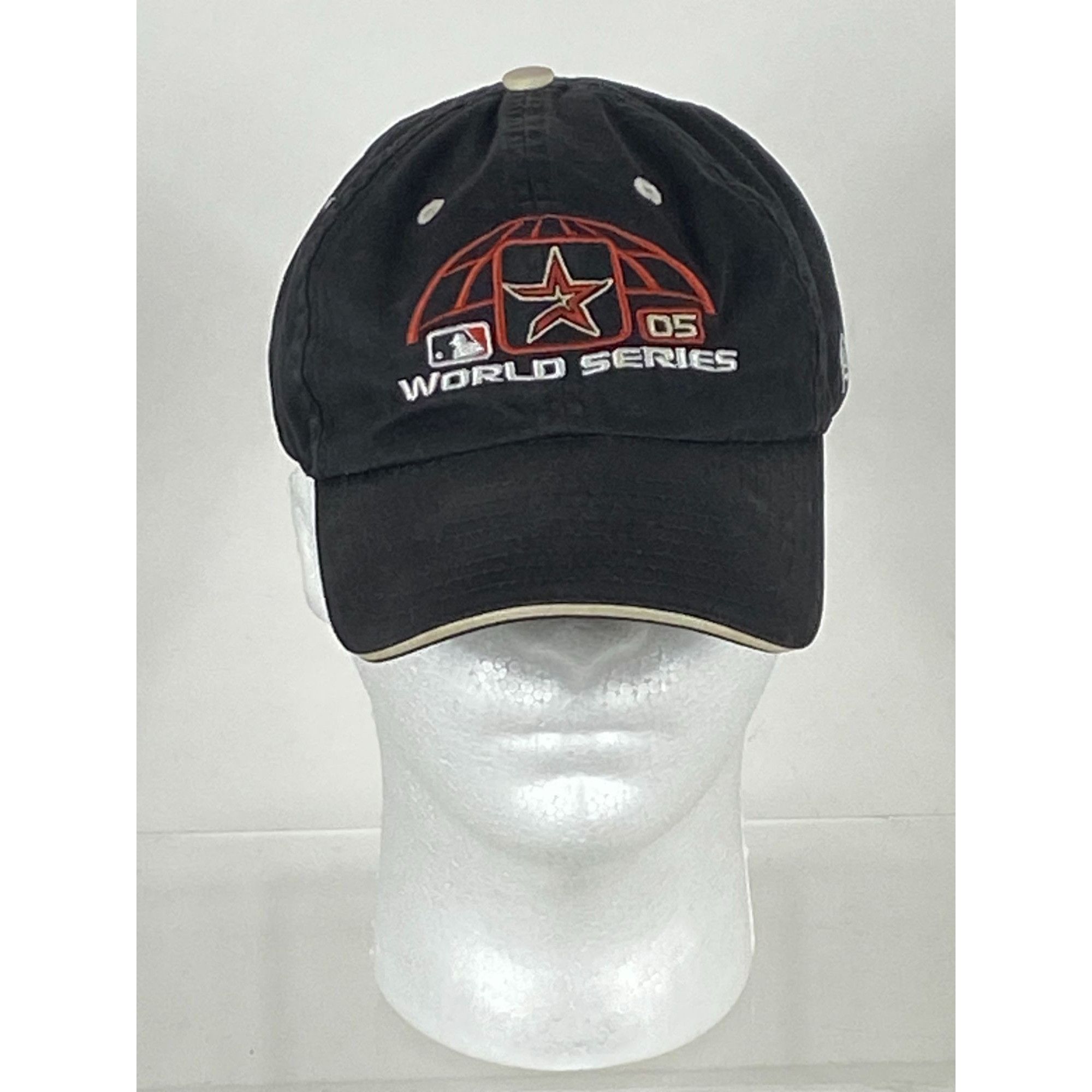 New Era VNTG New Era MLB 2005 World Series Houston Astros Strapback Size ONE SIZE - 1 Thumbnail