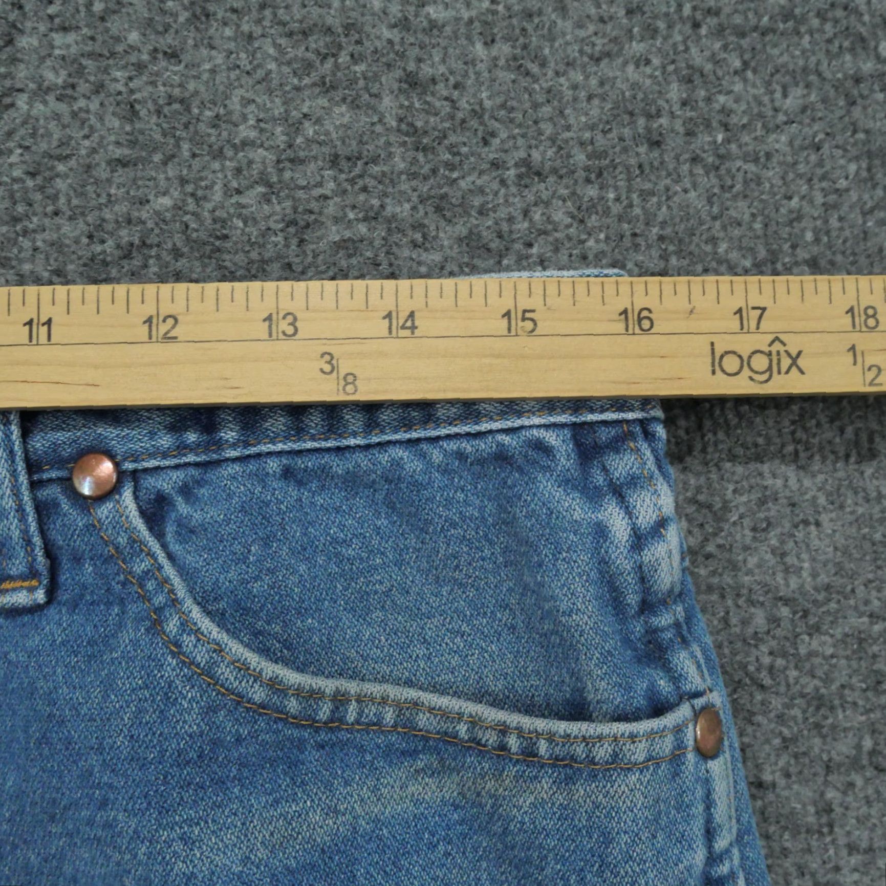 Wrangler VINTAGE Wrangler Jeans Mens 32x24 Blue Pants Distressed Grunge 936PWD Wrangler Cowboy Cut 5-Pocket Denim Jeans Mens Regular Blue 90s Cowboy Size US 36 / EU 52 - 6 Thumbnail