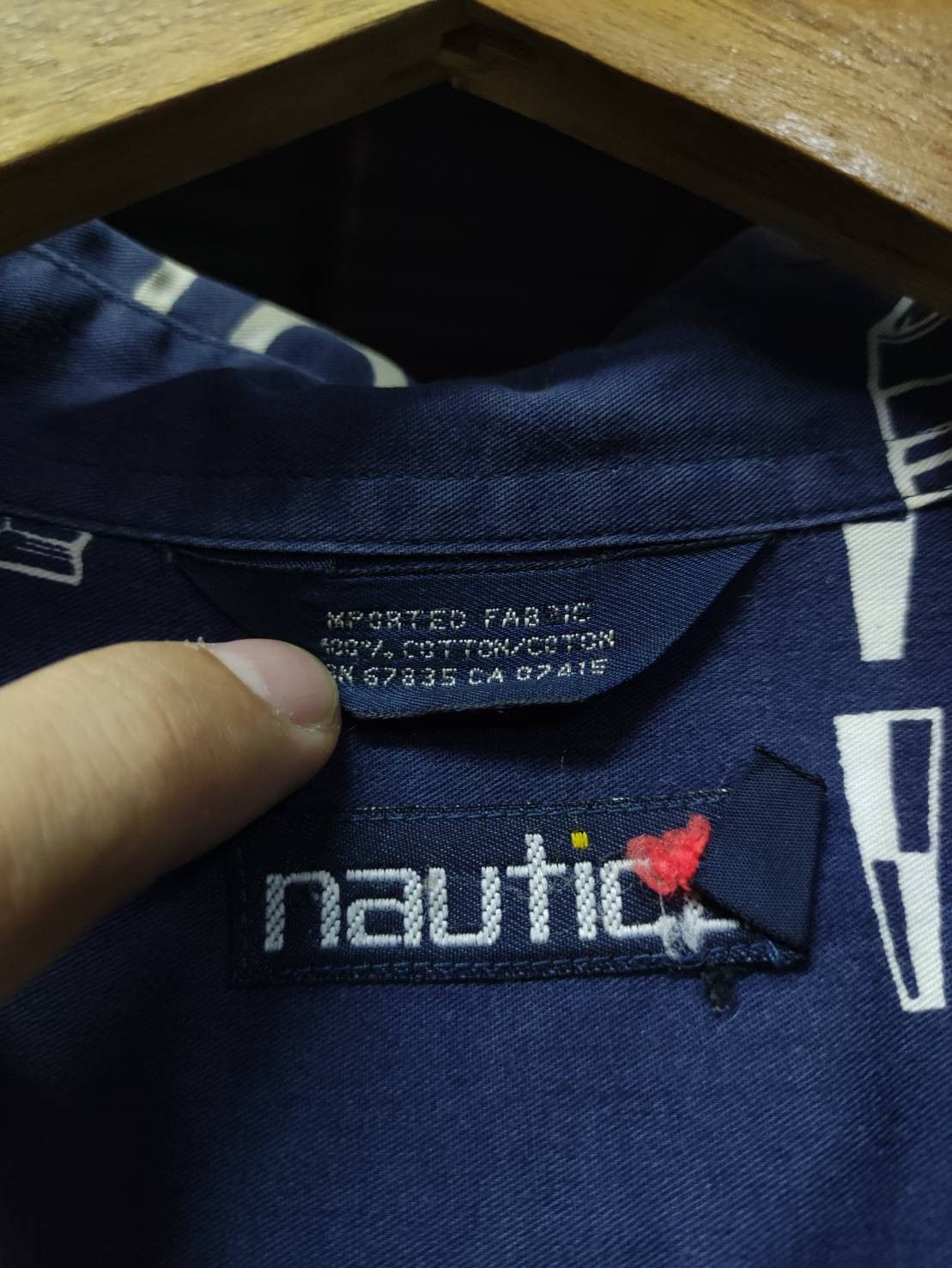 Nautica Vtg 90's Nautica Lake Side Speed Boat All Over Print Shirt Size US L / EU 52-54 / 3 - 5 Thumbnail