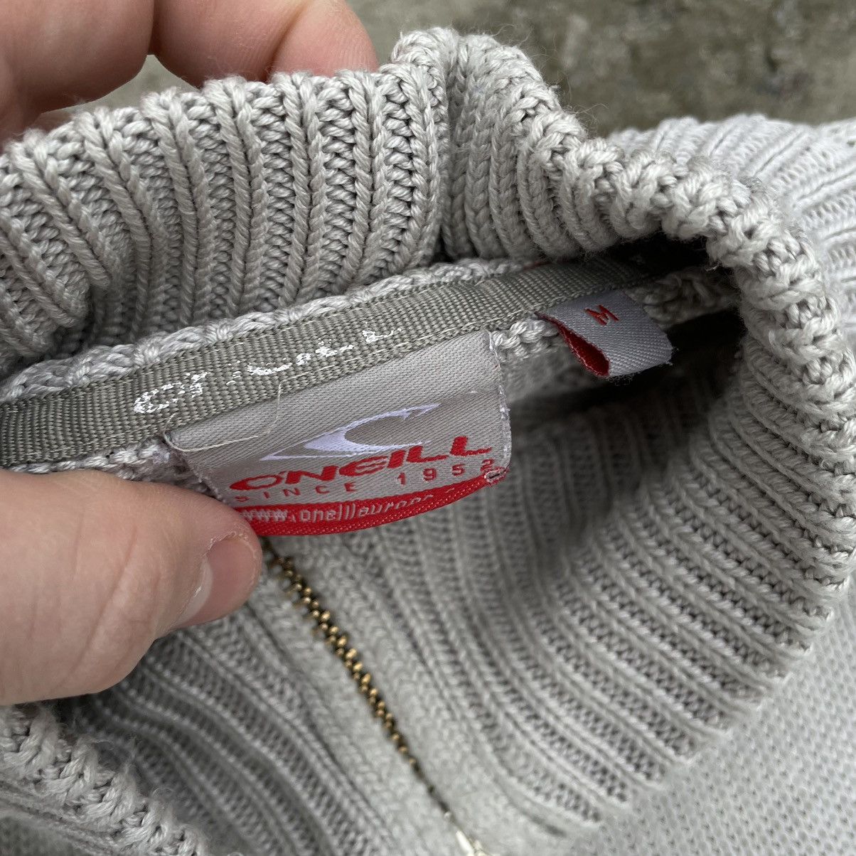 Japanese Brand × Y/Project Vintage O’Neil Knit Sweater Zip 1/4 Surf wear Y2K 90s USA Size US M / EU 48-50 / 2 - 7 Thumbnail
