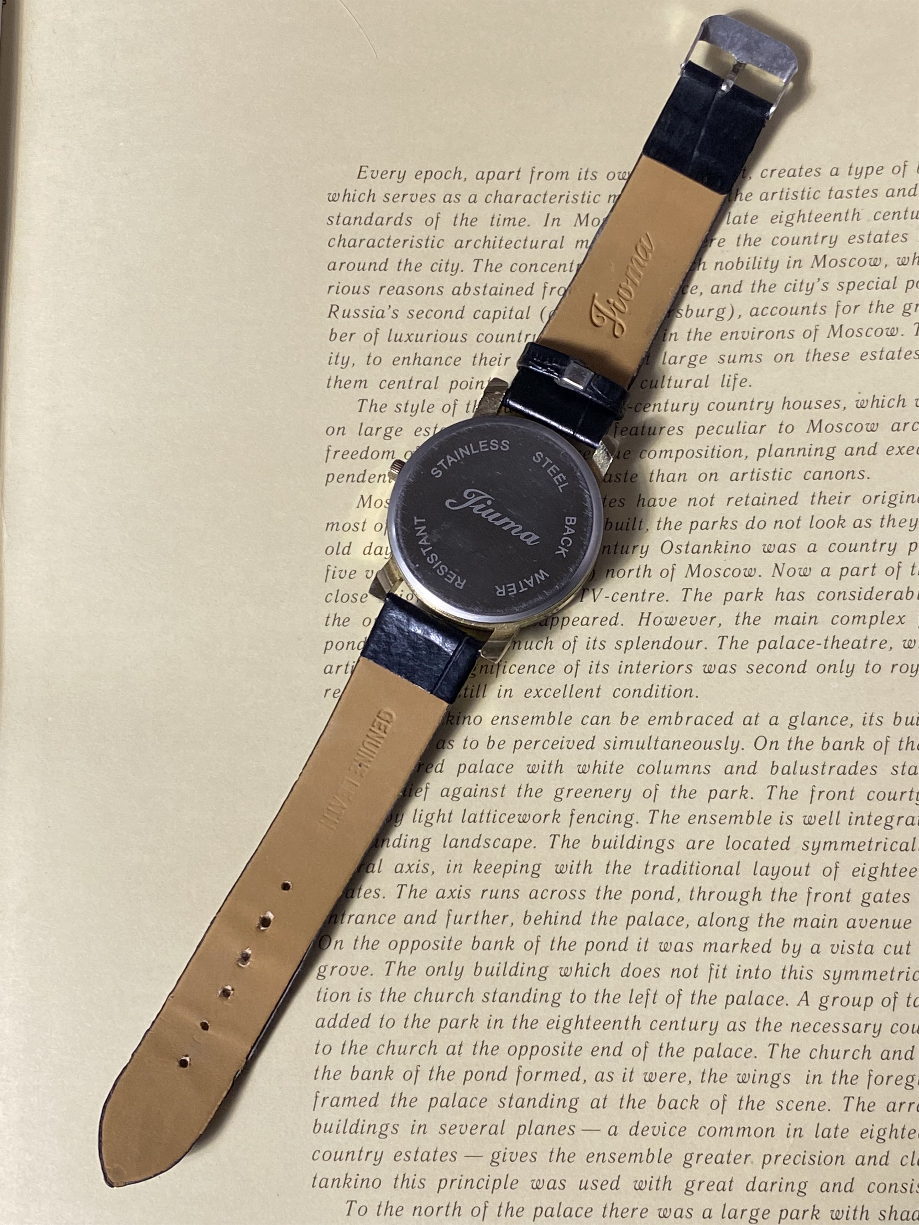 Jewelry × Vintage Elegant Watch with Leather Strap, Perfect Gift Size ONE SIZE - 5 Thumbnail