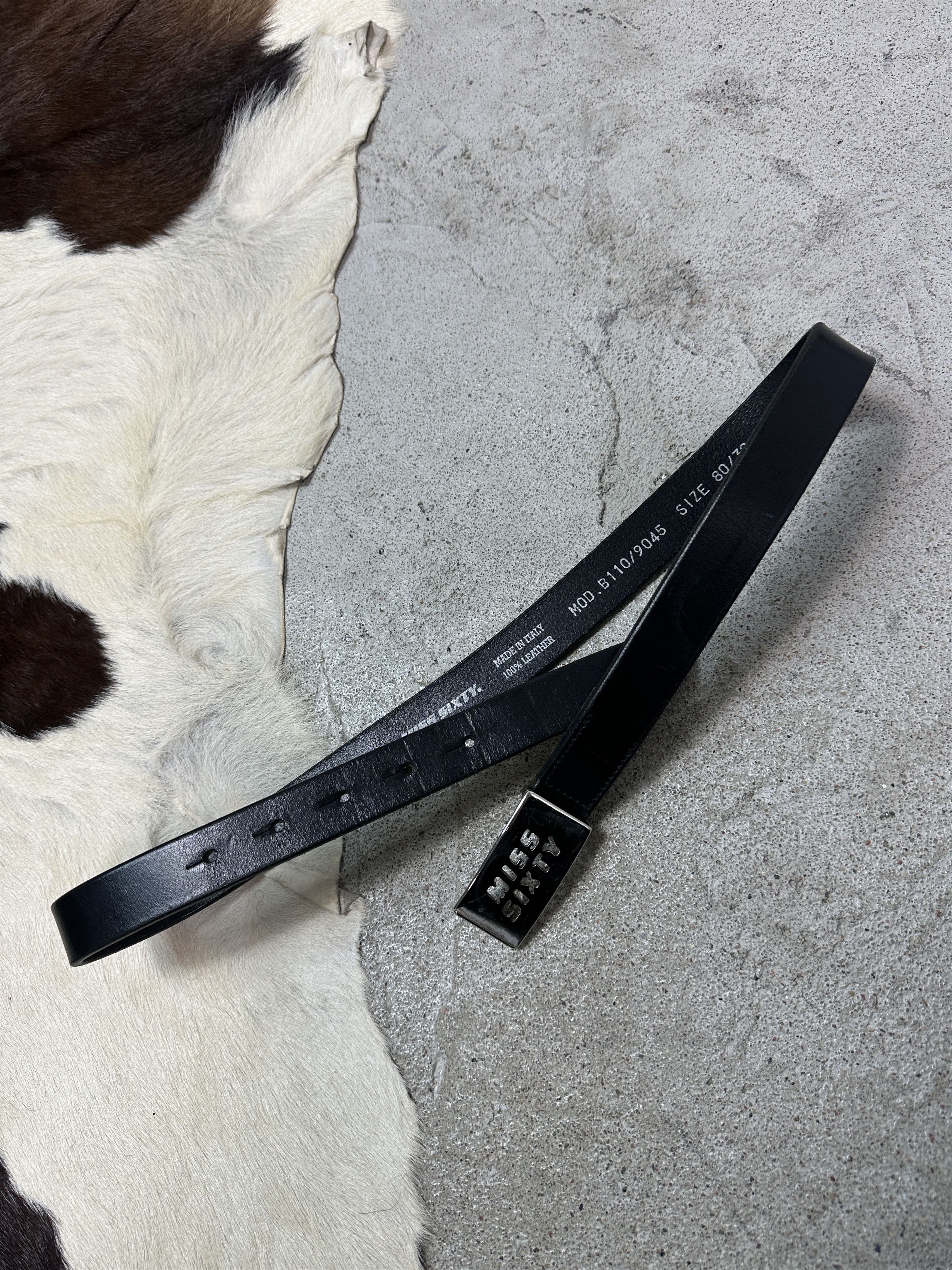 Miss Sixty Vintage Avant Garde Leather Miss Sixty Belt Y2K Size ONE SIZE - 3 Thumbnail