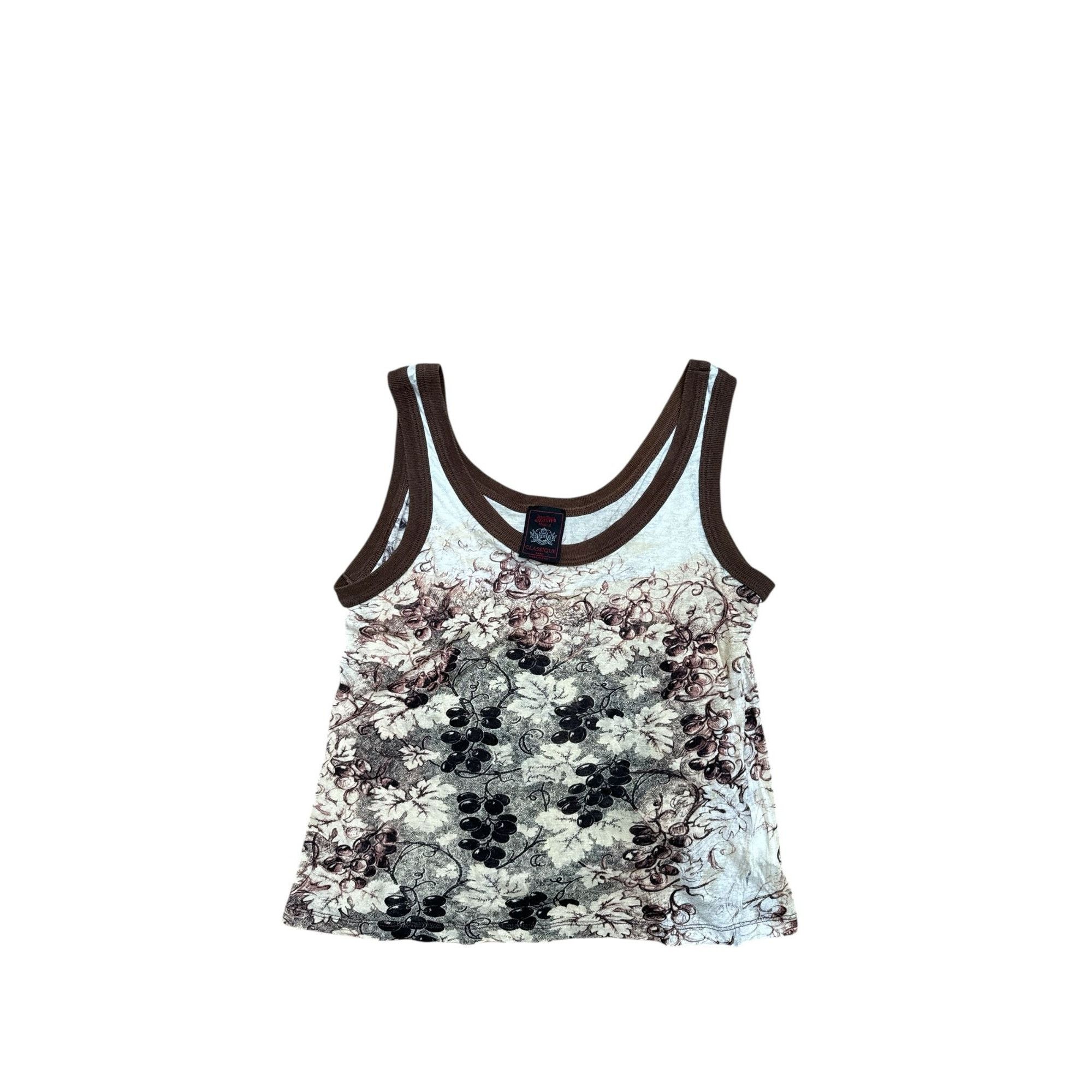 Jean Paul Gaultier Vintage Grapes Mesh Tank Top Size S / US 4 / IT 40 - 1 Thumbnail