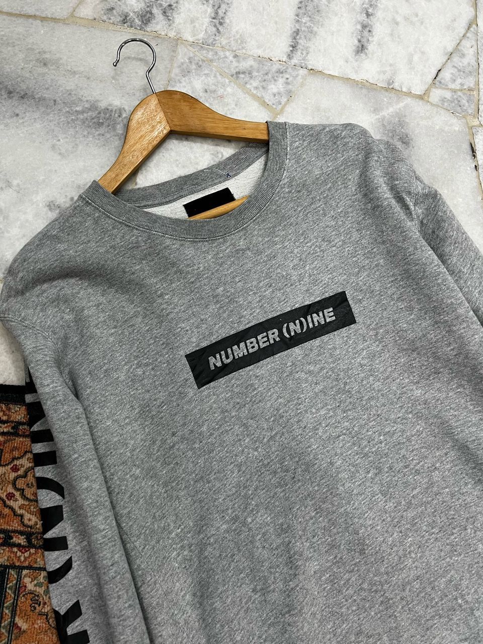 Number (N)ine × Yohji Yamamoto Number (nine) Sweatshirt Gray Colour Size US M / EU 48-50 / 2 - 4 Thumbnail