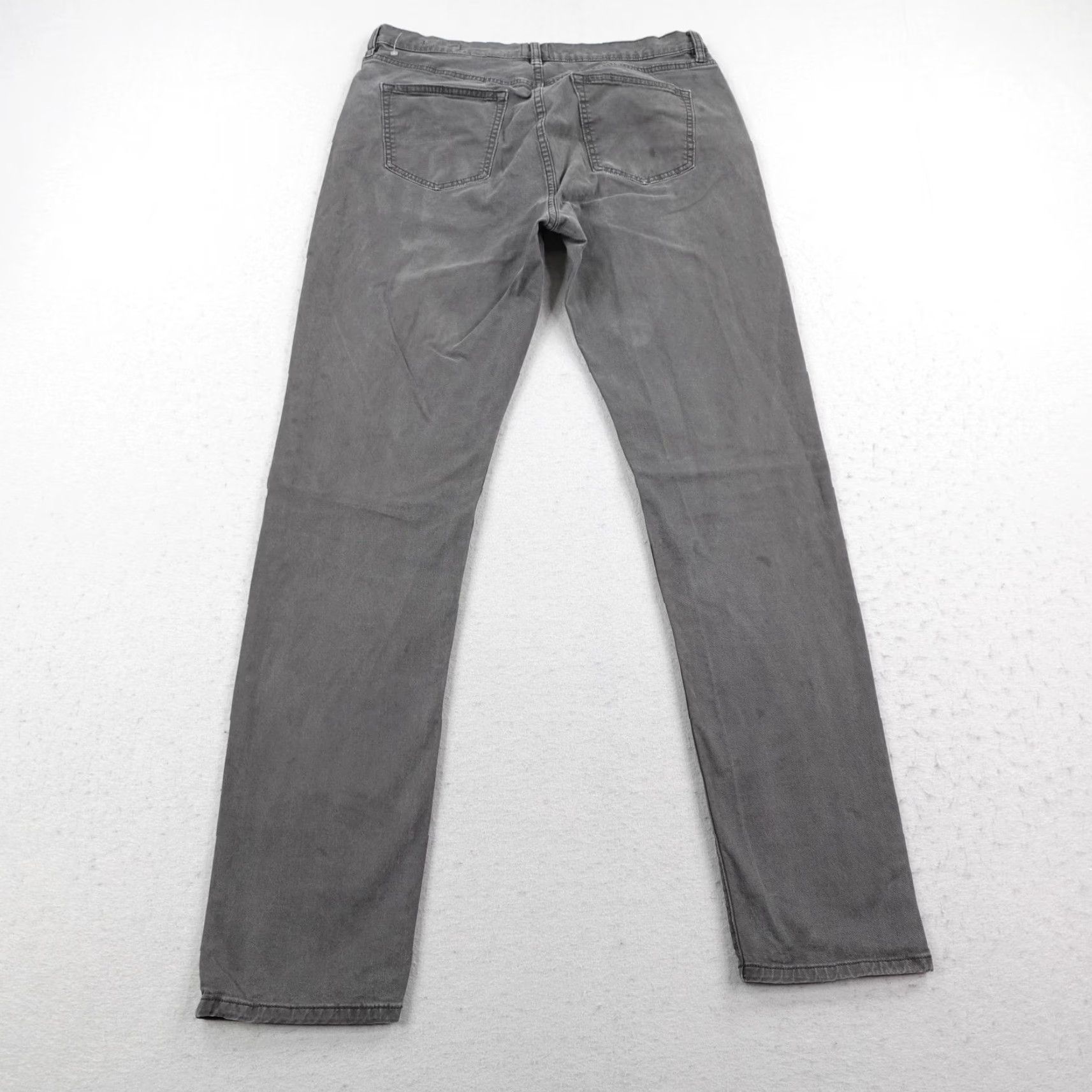 Flint And Tinder Flint And Tinder Pants Mens 34x34 Gray Tapered Fit Stretch 5 Pocket Chino Work Size US 34 / EU 50 - 4 Thumbnail