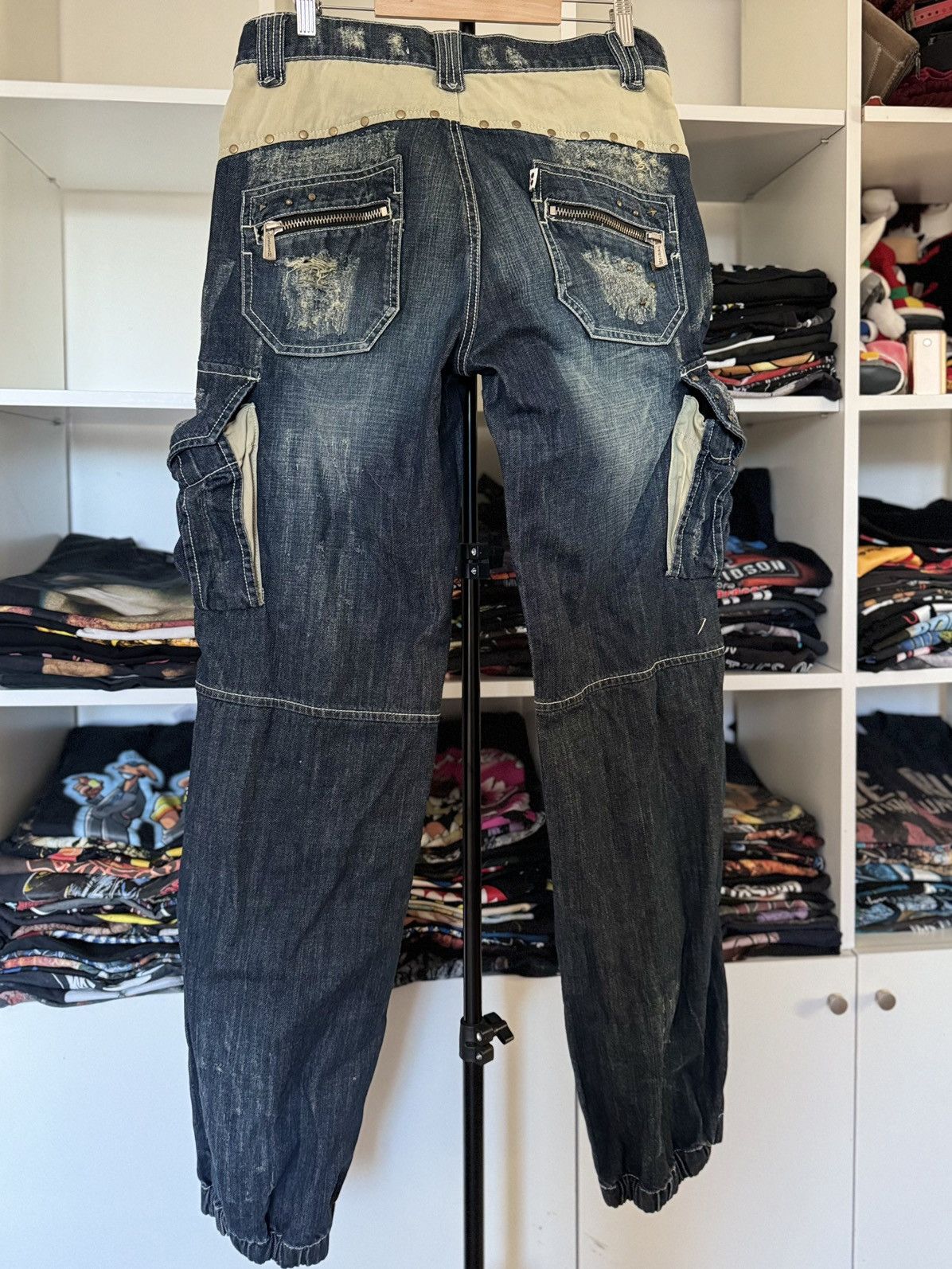 Other Ireland Multipocket Multizip Avant Garde Jeans Pants Size US 34 / EU 50 - 7 Thumbnail