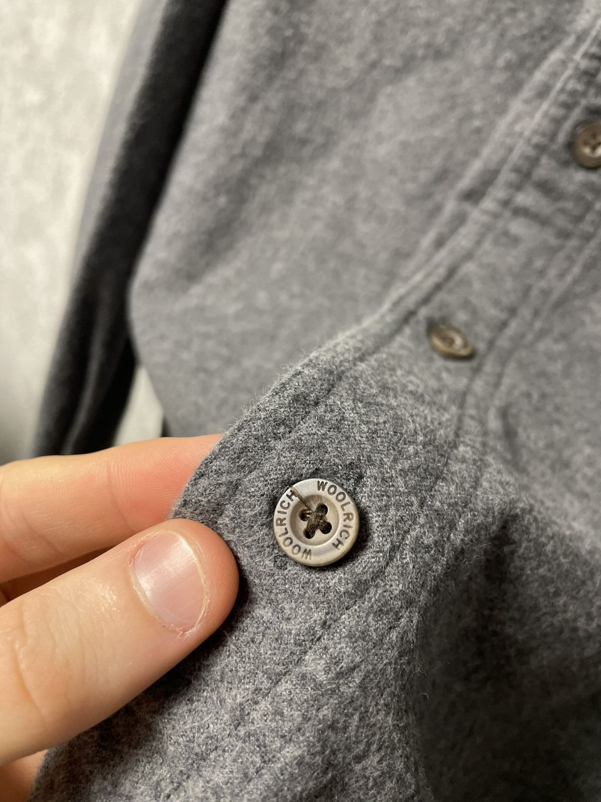 Woolrich Woolen Mills Woolrich Heavyweight Grey Shirt Button-Down Outdoor Heritage Size US L / EU 52-54 / 3 - 7 Thumbnail