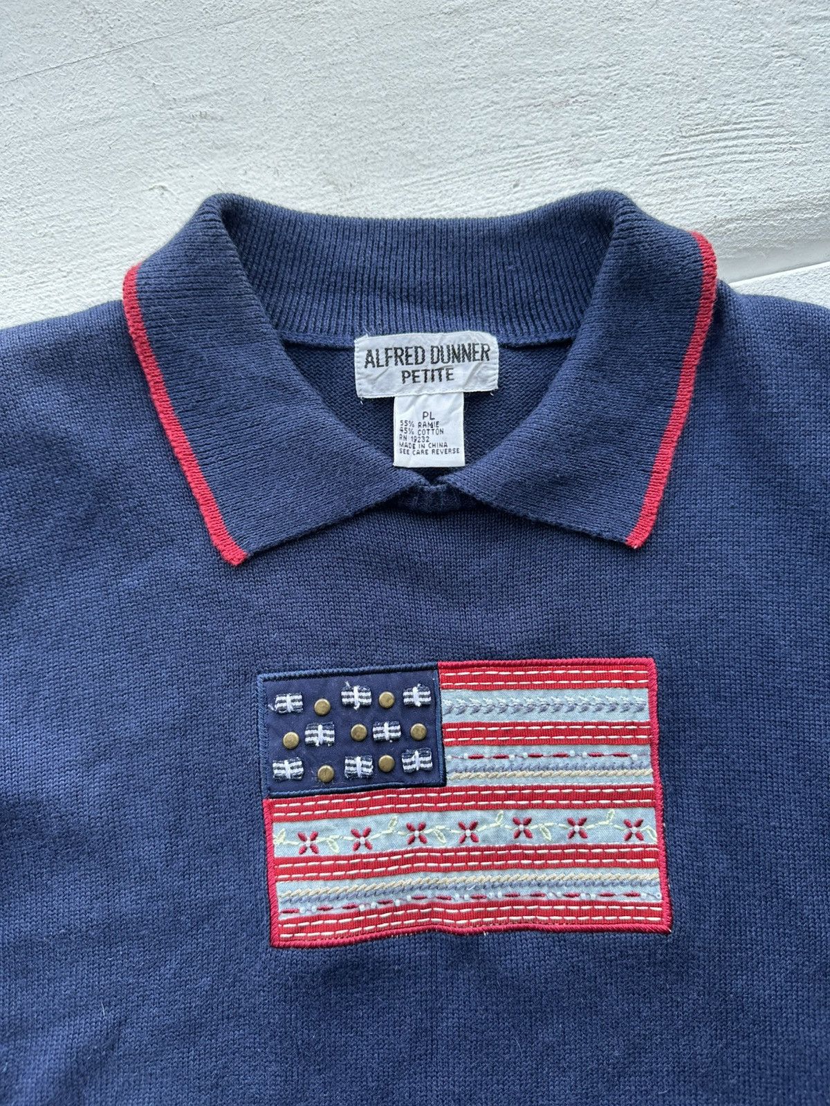 Japanese Brand 🚨 VNTG Y2K ALFRED DUNNER PETITE POLO USA RARE SHORT SLEEVE Size S / US 4 / IT 40 - 4 Thumbnail