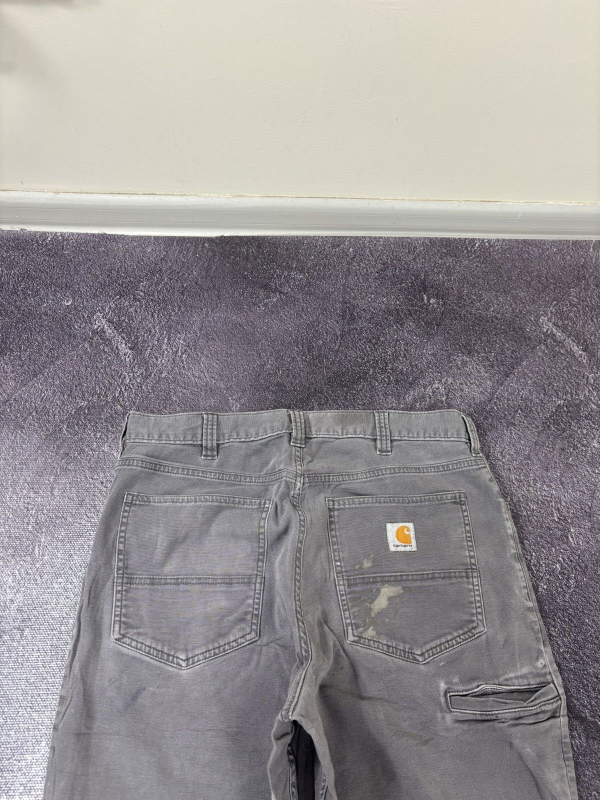 Carhartt Vintage Carhartt American Gray Y2K Work Hype Pants Jeans Size US 34 / EU 50 - 6 Thumbnail