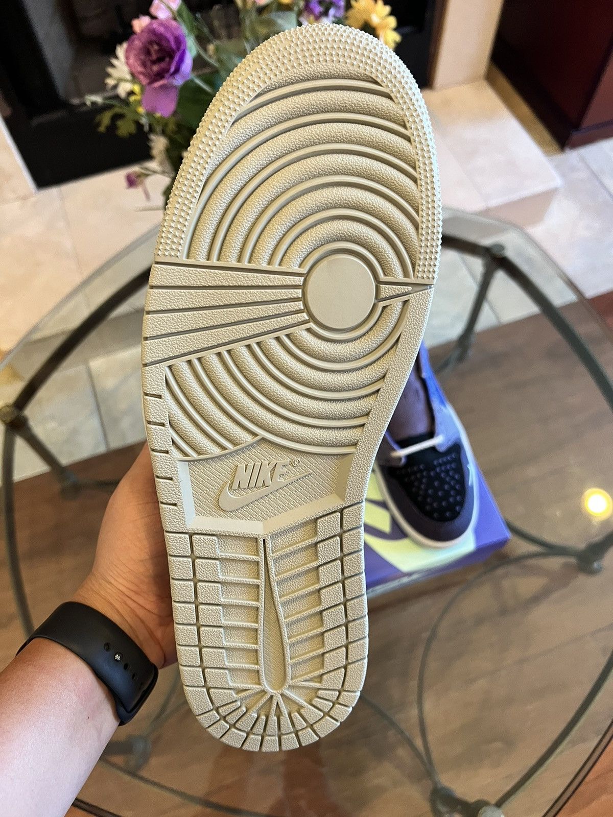 Nike Zion Williamson x Air Jordan 1 Retro OG Low Voodoo Size US 9.5 / EU 42-43 - 9 Thumbnail