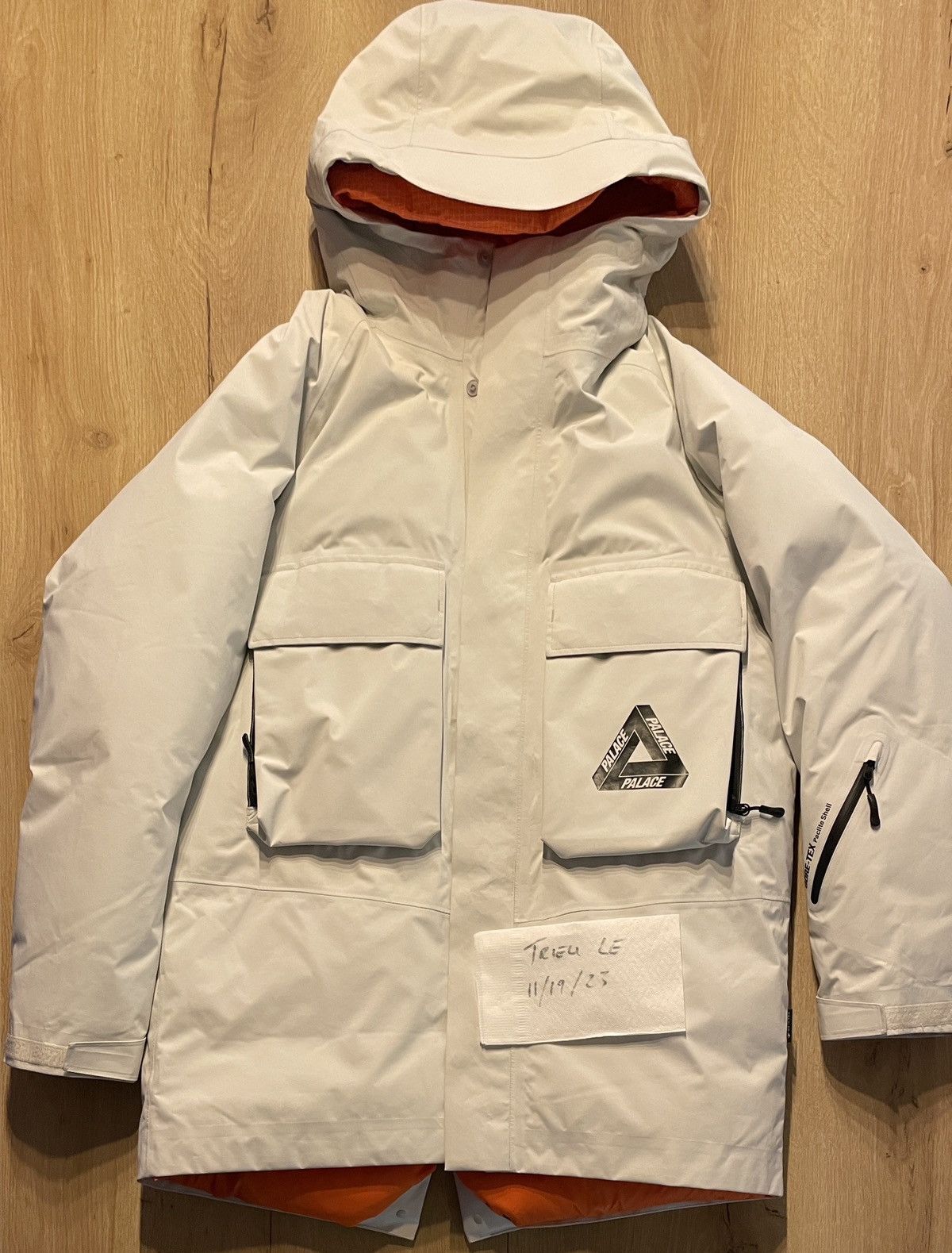 Palace OPTICAL 2-IN-1 GORE-TEX PARKA ICE / OPTICAL ORANGE | Grailed