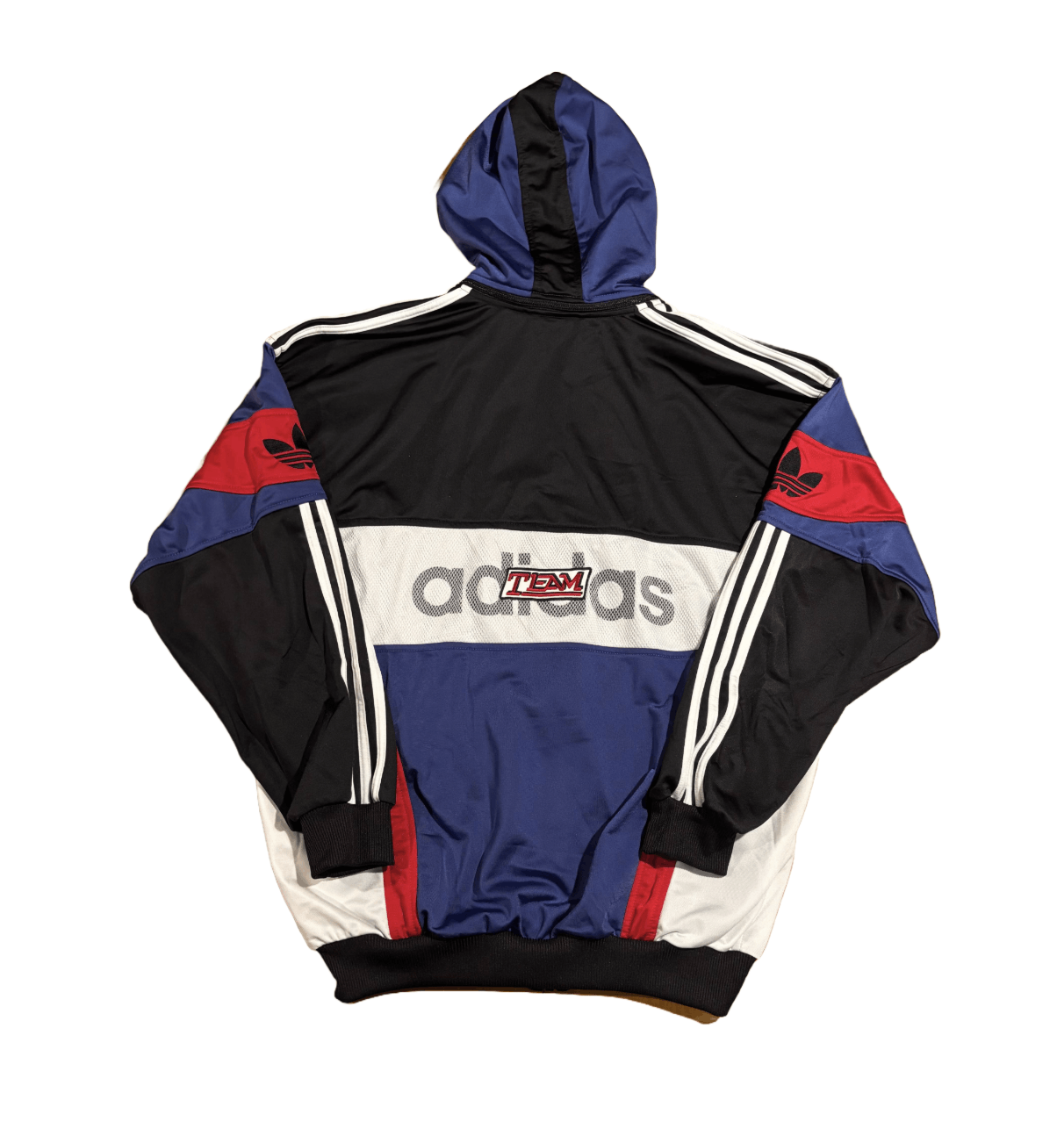 Adidas Vintage Team adidas Windbreaker Jacket Size US XL / EU 56 / 4 - 1 Thumbnail