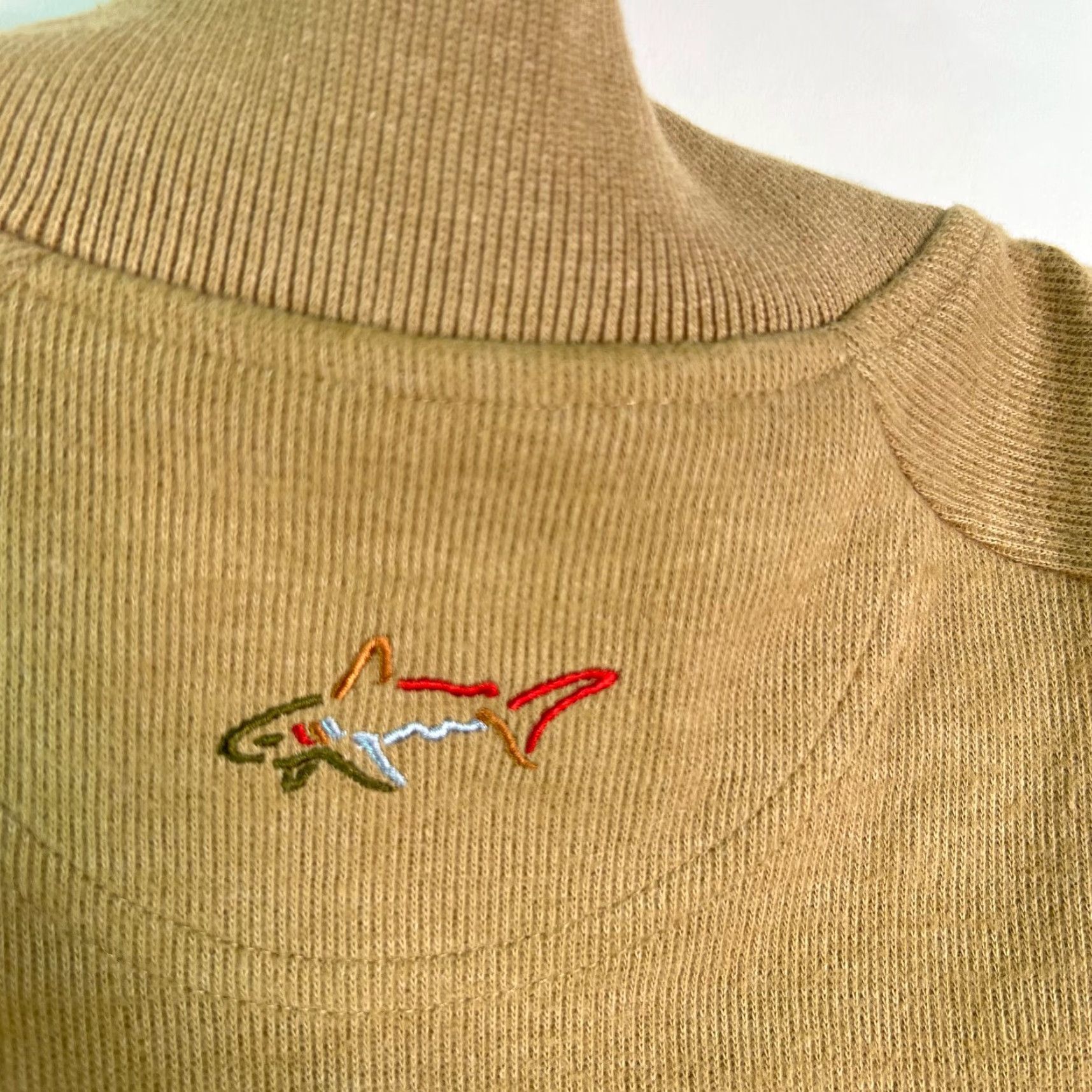Vintage Greg Norman Mens Sleeveless 1/4 Zip Mock Neck Casual Tan Vest Sweater Size Large Size US L / EU 52-54 / 3 - 3 Thumbnail