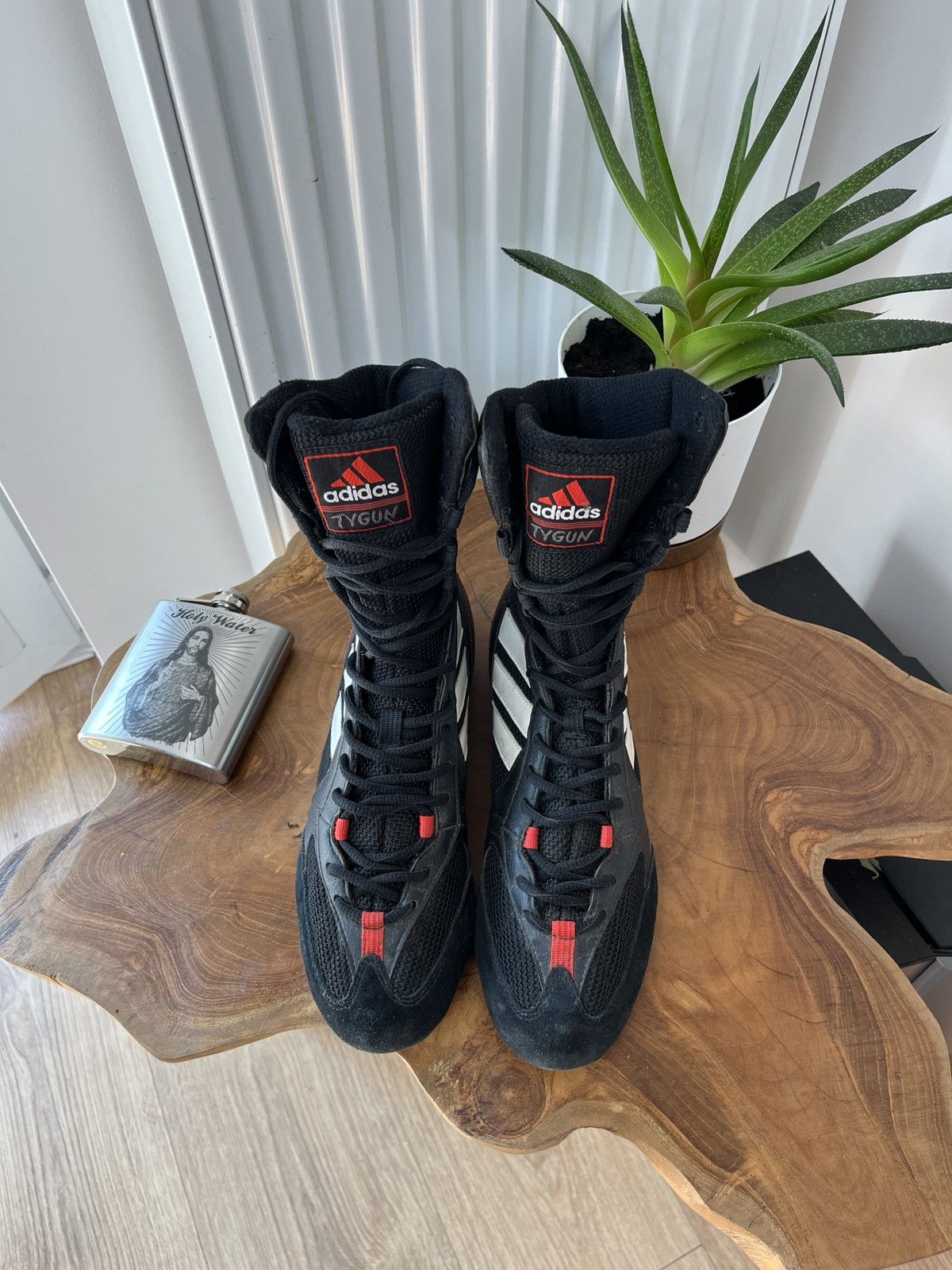 Adidas Vintage Adidas Tygun Boxing Boots 2003 y2k avant garde hype Size US 7.5 / IT 37.5 - 3 Thumbnail