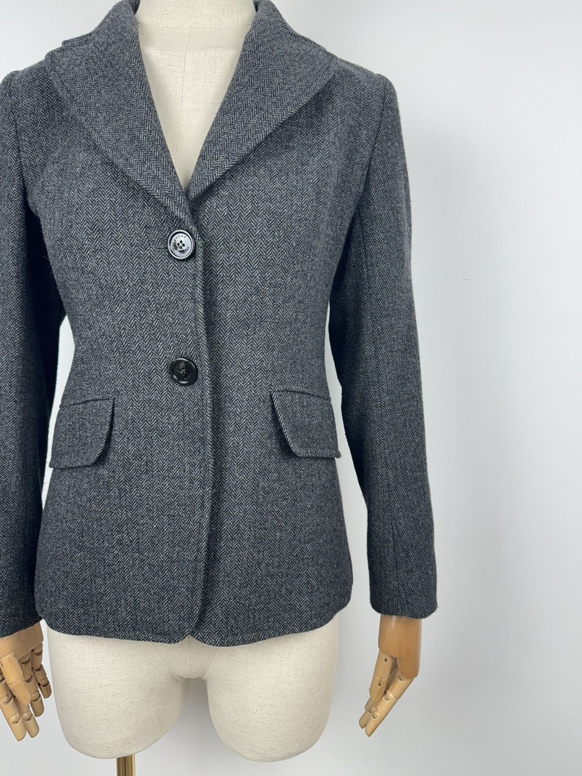 Weekend Max Mara Women’s Weekend Max Mara Wool Coat Blazer size USA 8 Size M / US 6-8 / IT 42-44 - 3 Thumbnail