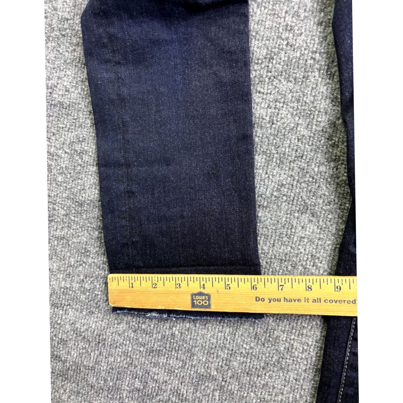 Vintage AG Adriano Goldschmied The Mari Jeans Womens 27 Indigo High Rise Straight Leg Jeans 5-Pocket Denim Stretch Cotton Blend Regular Inseam 25.5 in Womens Size 27" / US 4 / IT 40 - 6 Thumbnail