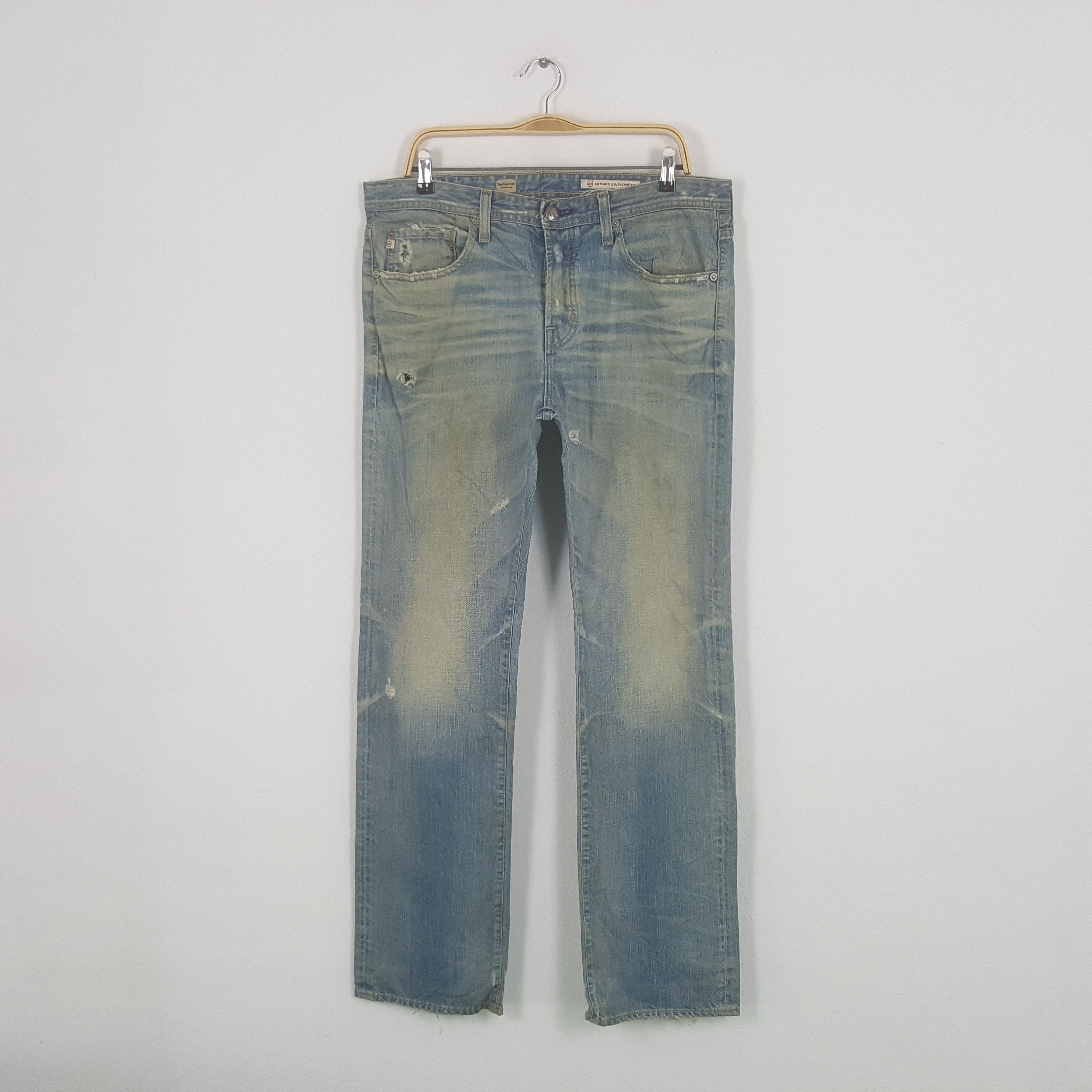 AG Adriano Goldschmied Vintage Adriano Goldschmied American Distressed Style Jeans Size US 36 / EU 52 - 1 Thumbnail