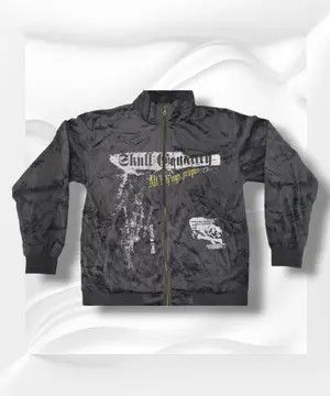 Vintage Aristocratic Skull Fleece Zip Up Jacket Size US M / EU 48-50 / 2 - 2 Thumbnail