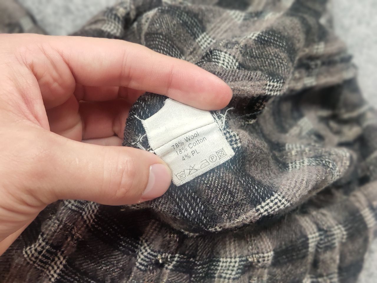 Other Grizas Design Dark Wood Pattern Blend Baggy Pants Size 32" / US 10 / IT 46 - 15 Thumbnail
