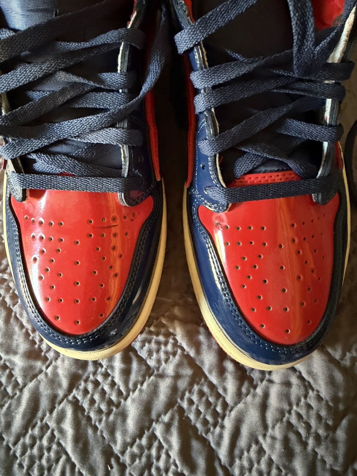 Reves Paris Air Kiy RARE Midnight Blue Red Size US 11 / EU 44 - 4 Thumbnail