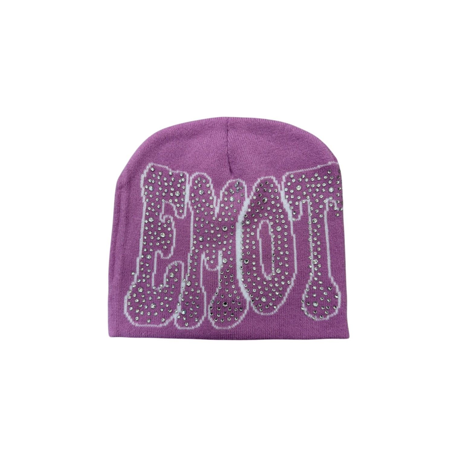 Other Mixed Emotions 'Rhinestone' Pink Beanie Size ONE SIZE - 1 Thumbnail