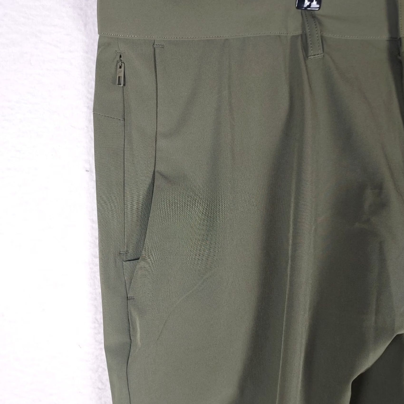 Fabletics Fabletics Pants Mens 42x32 Olive Performance Stretch Casual Athletic Size US 42 / EU 58 - 3 Thumbnail