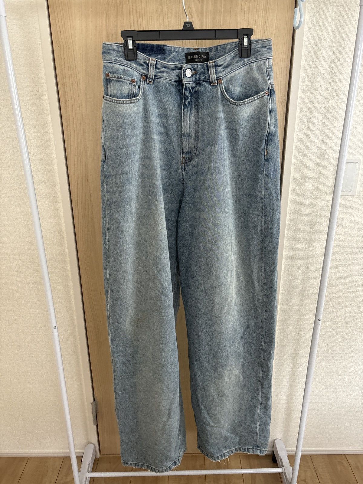 パンツ BALENCIAGA pull-up baggy denim pants Balenciaga Baggy Denim Pullup Jeans