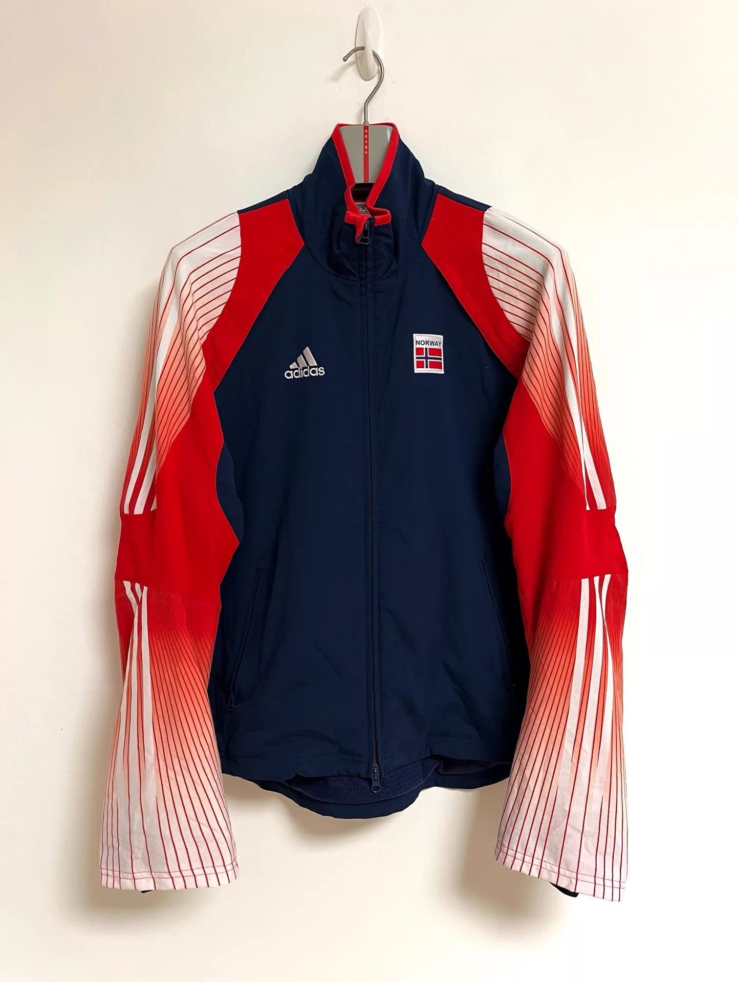 Adidas Adidas 2002 Norway Olympic Team Salt Lake Training Jacket Size US M / EU 48-50 / 2 - 1 Thumbnail