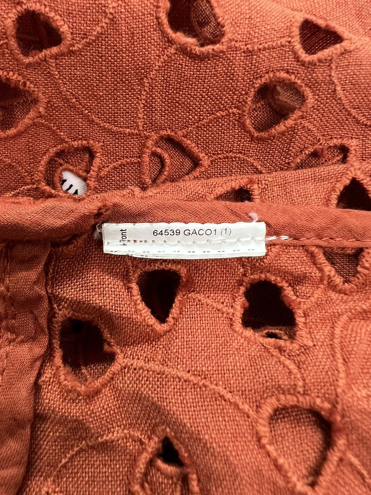 Adolfo Dominguez Adolfo Dominguez Cutwork Blouse Size XS / US 0-2 / IT 36-38 - 6 Thumbnail