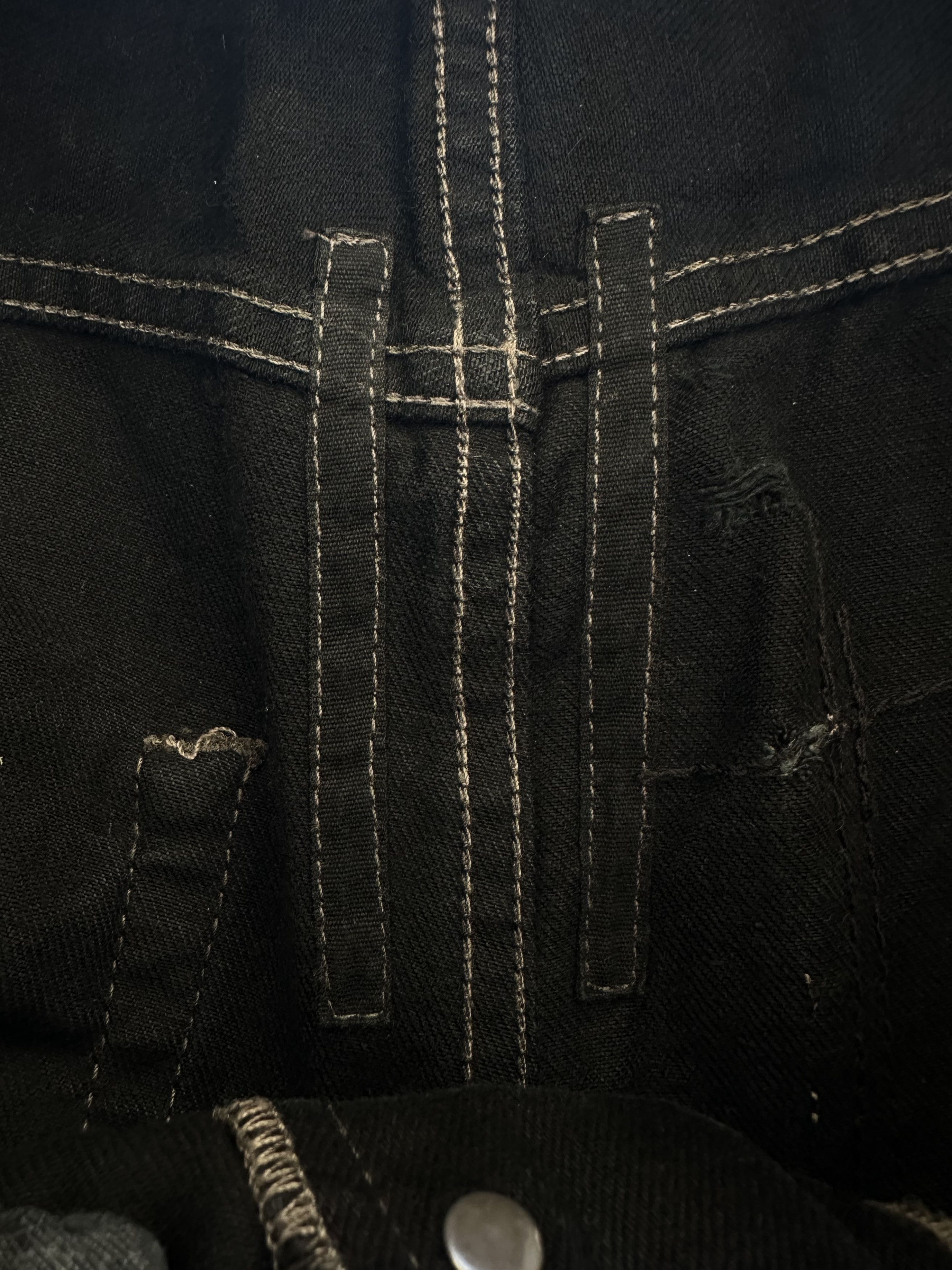 Rick Owens Rick Owens Waxed Detroit Cut Denim Size US 30 / EU 46 - 12 Thumbnail