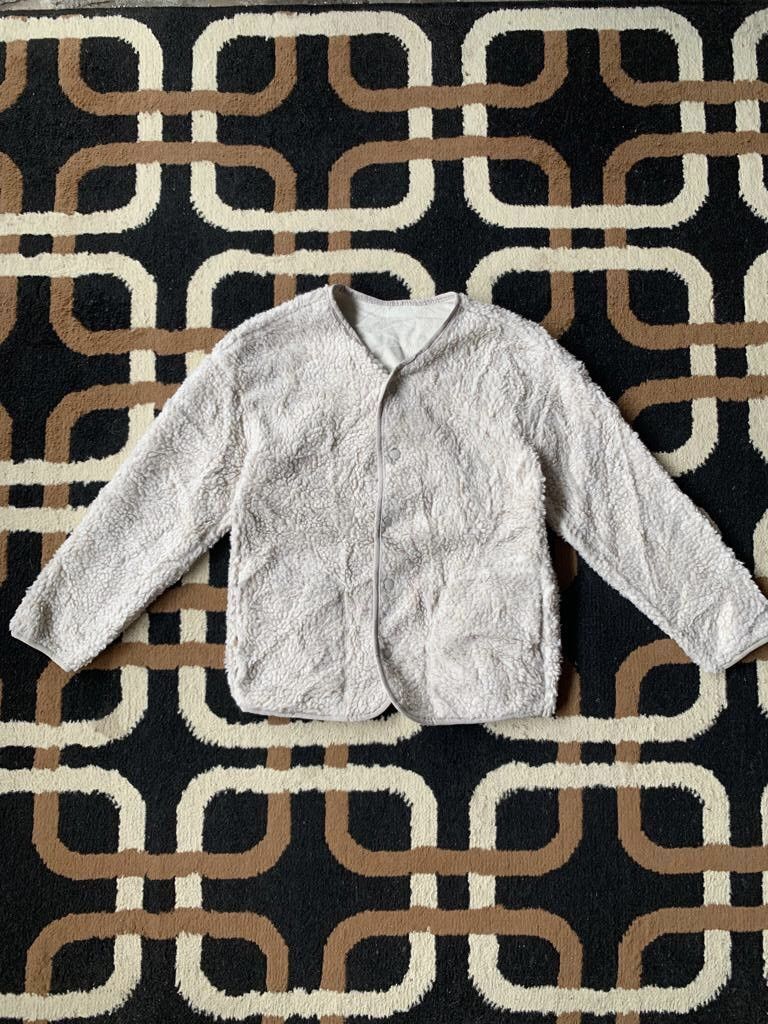 GU deep piles Fleece button Up Cardigan