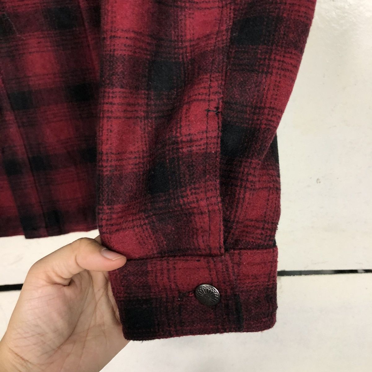 Hysteric Glamour 🔥VINTAGE BIKER JACKET PUNK DESIGN PRACT TARTAN CHECK Size US L / EU 52-54 / 3 - 17 Thumbnail