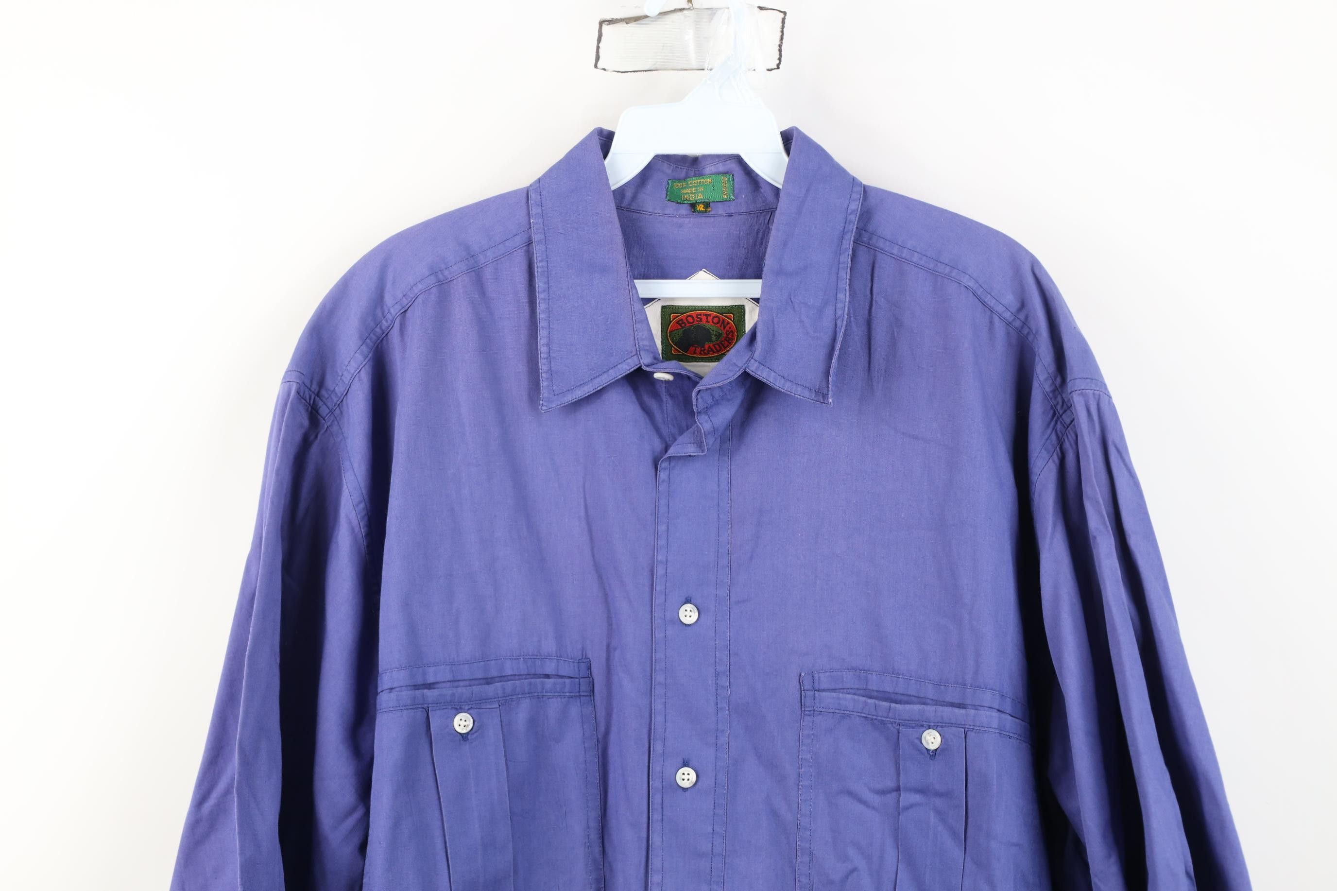 Vintage Vintage 90s Streetwear Short Sleeve Collared Button Shirt Size US XL / EU 56 / 4 - 2 Thumbnail