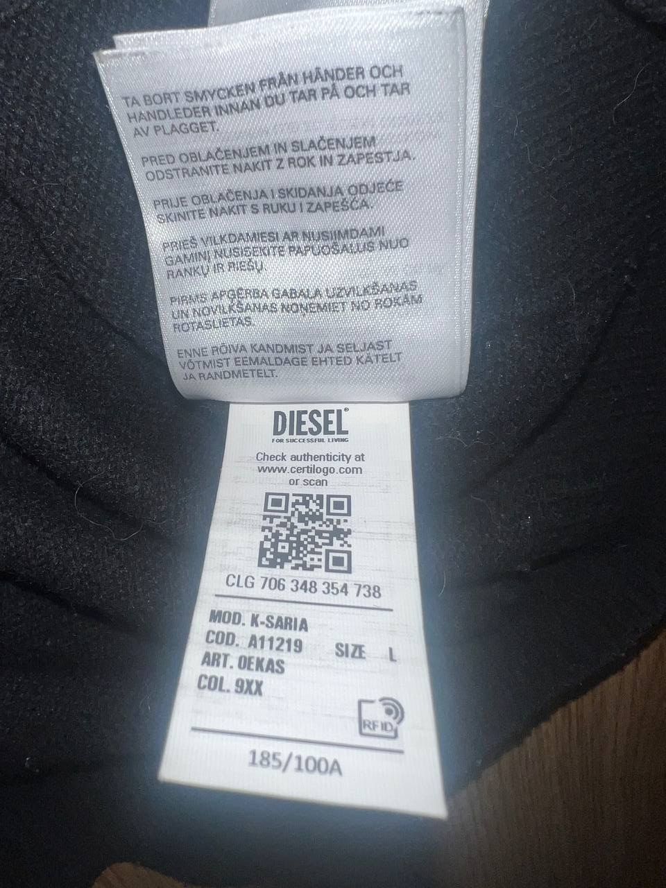 Diesel Diesel knitted sweater Size US L / EU 52-54 / 3 - 7 Thumbnail