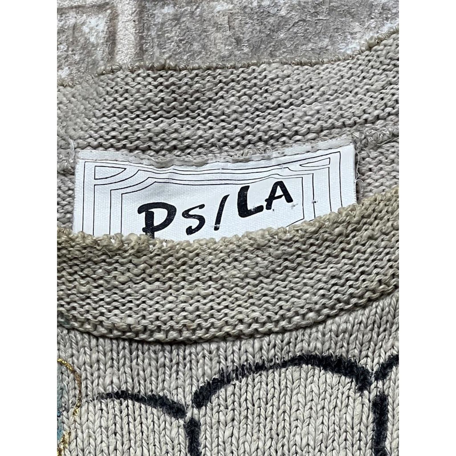 Vintage Rare Ps/LA Graphic Music Note Guitar Saxophone Sweater XL Size US XL / EU 56 / 4 - 5 Thumbnail