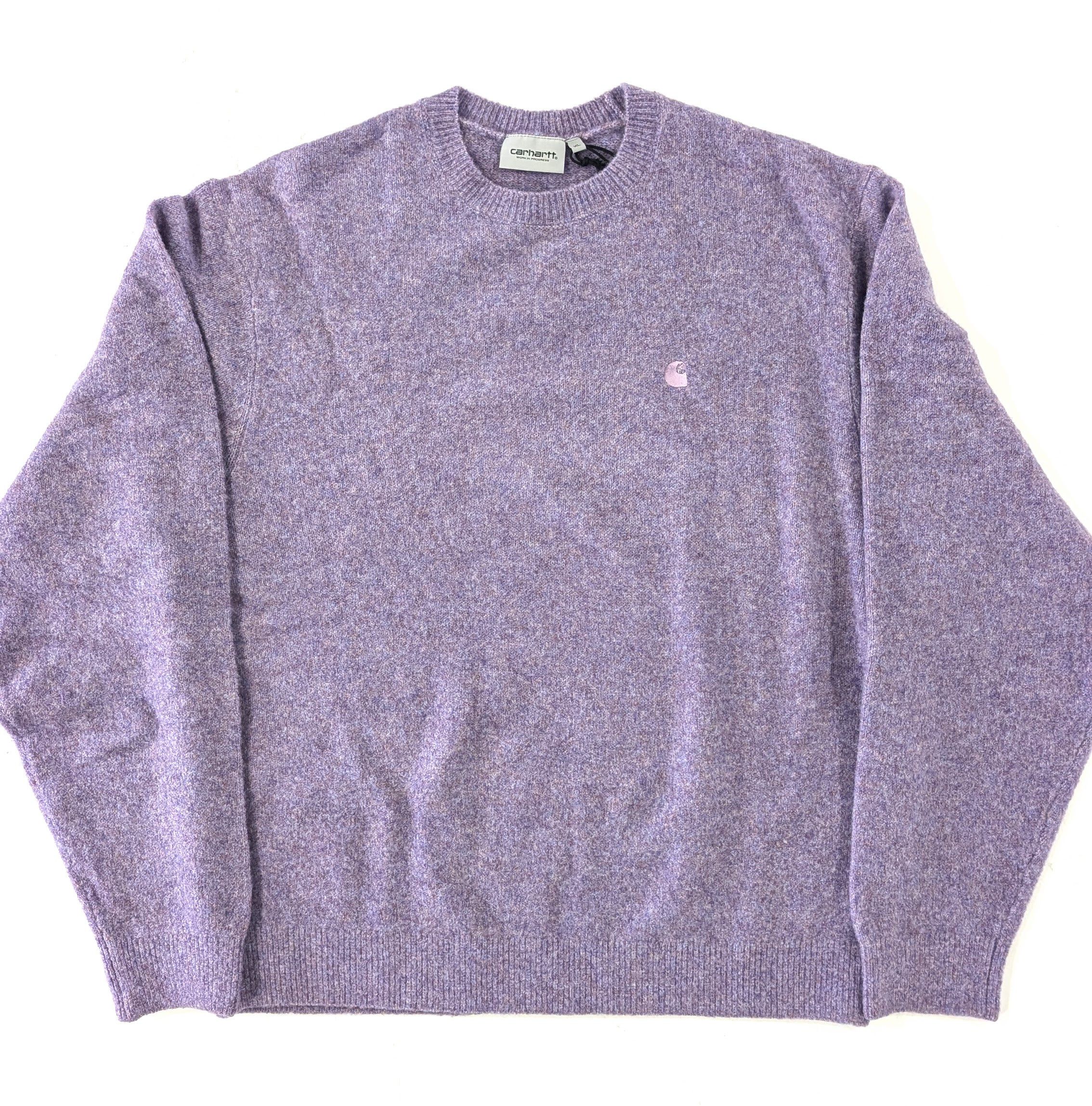 Carhartt Wip CARHARTT WIP Curtis Crewneck Tangled Phlox Purple Size XL Size US XL / EU 56 / 4 - 1 Thumbnail