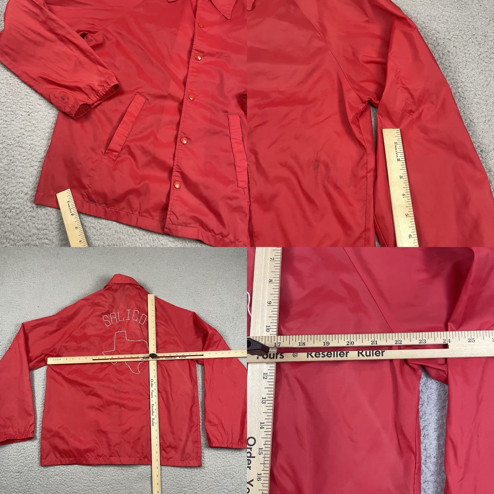 Vintage VINTAGE Bo Jac Jacket Shirt Adult M Red Embroidered Salico Texas 80s 90s Rare Womens Size US M / EU 48-50 / 2 - 8 Thumbnail