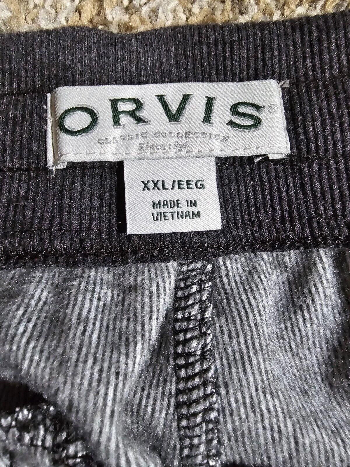 Orvis Orvis Men's Jogger Drawstring Sweatpants Gray XXL Pocket Size US 40 / EU 56 - 3 Thumbnail
