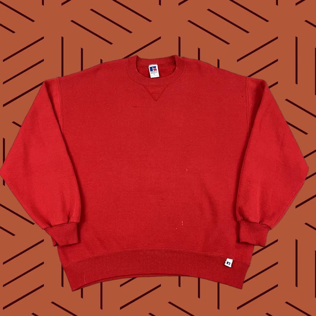 Etro VINTAGE RUSSELL Sweatshirt Mens Extra Large Red Pullover Crewneck Retro Y2K USA Size US XL / EU 56 / 4 - 1 Thumbnail