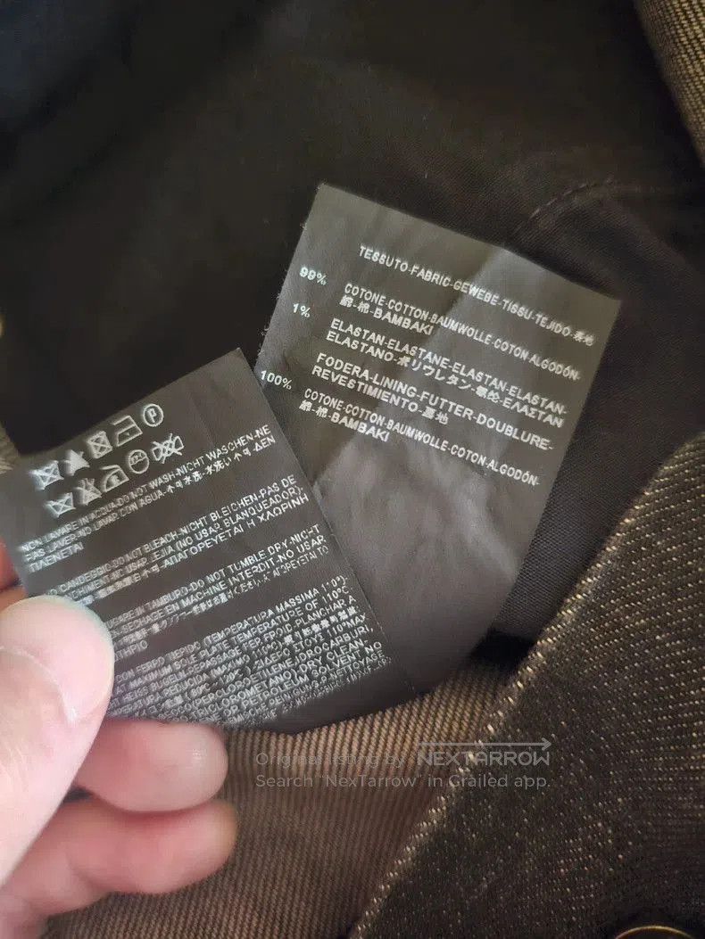 Saint Laurent Paris Saint Laurent D03 Denim Jeans. Size US 34 / EU 50 - 8 Thumbnail