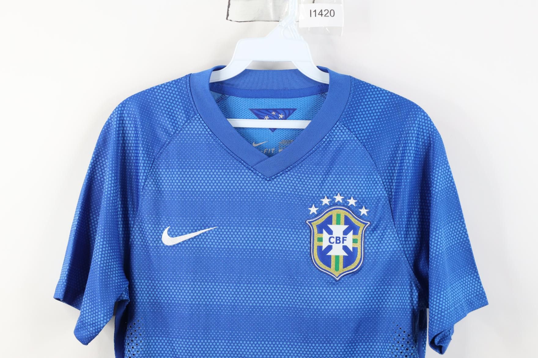 Nike Vintage Nike Authentic 2014 World Cup Brazil Soccer Jersey Size US S / EU 44-46 / 1 - 2 Thumbnail