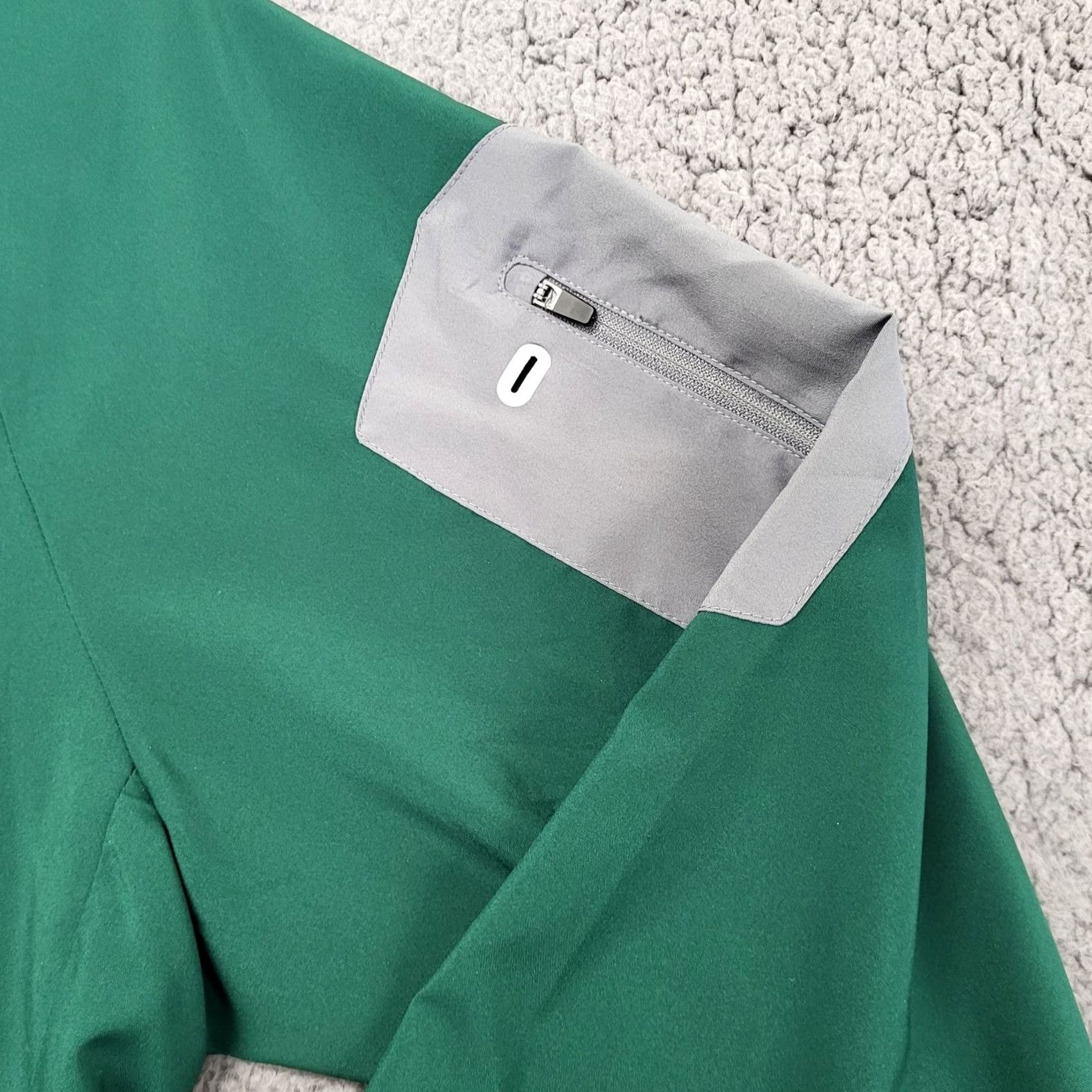 Augusta Sportswear Augusta Sportswear Pullover Mens L Long Sleeve Quarter Zip Green Windbreaker Shirt Athletic Sportswear Mens Size US L / EU 52-54 / 3 - 6 Thumbnail