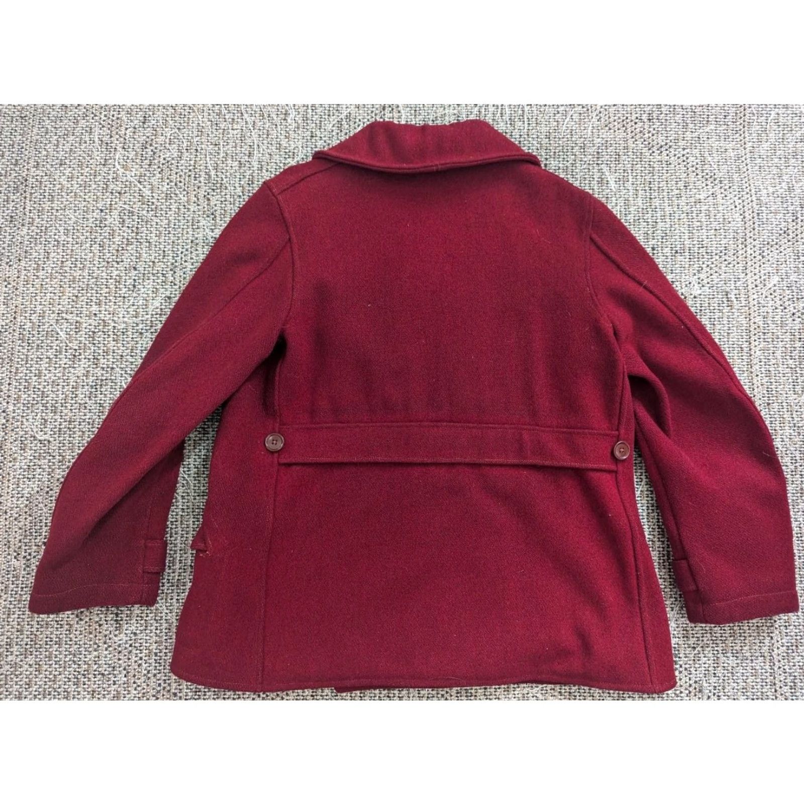 Vintage VINTAGE Soo Woolen Mills jacket Coat Men M Red Boiled Wool 40 1950s Mackinaw Hunting Woolen Mills SOO WOOLEN MILLS jacket Coat 40 Red Mens Size US M / EU 48-50 / 2 - 2 Thumbnail